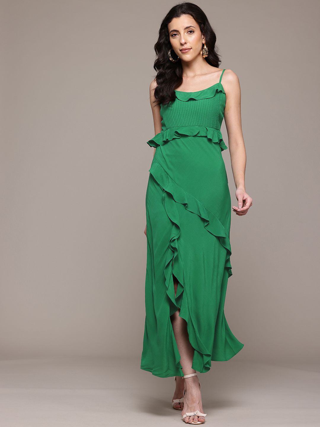 slim fit dress slacks RI Ritu Kumar Olive Green & Mustard Paisley Suit Set  Saris and Things