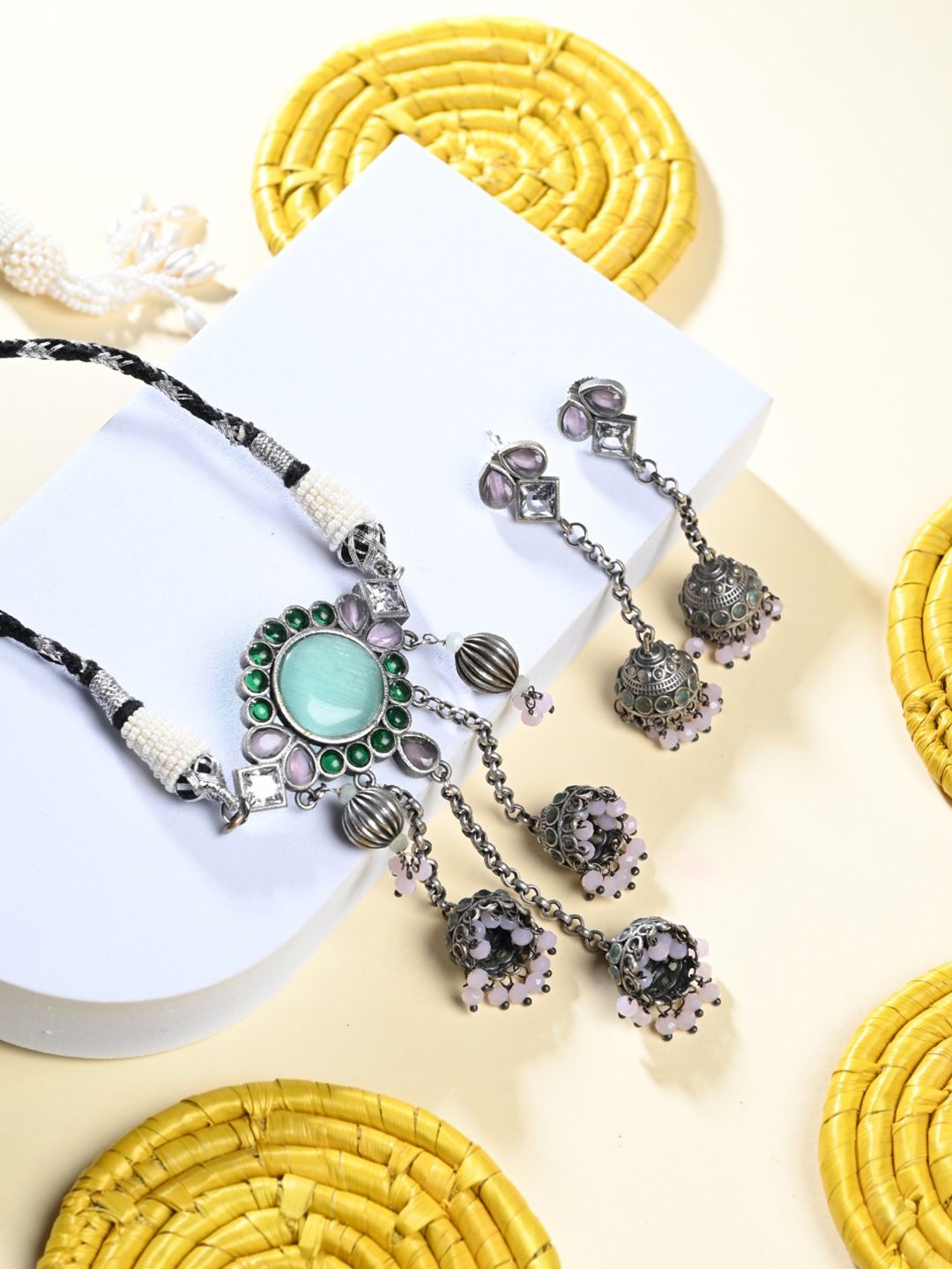 Anvik Silver-Plated Jewellery Set
