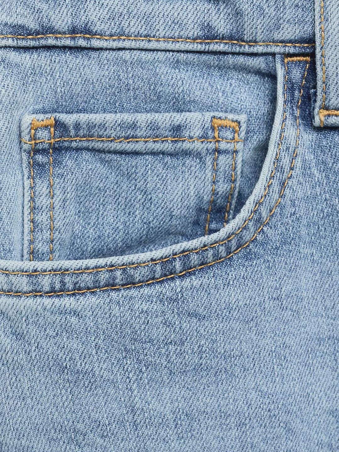 Slim Fit Light Fade Stretchable Cropped Jeans