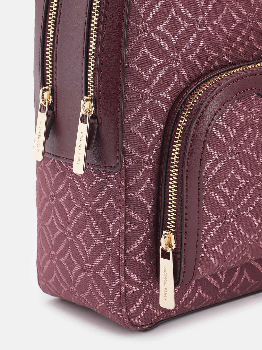 Buy Michael Kors Women Geometric Woven Design Backpack 