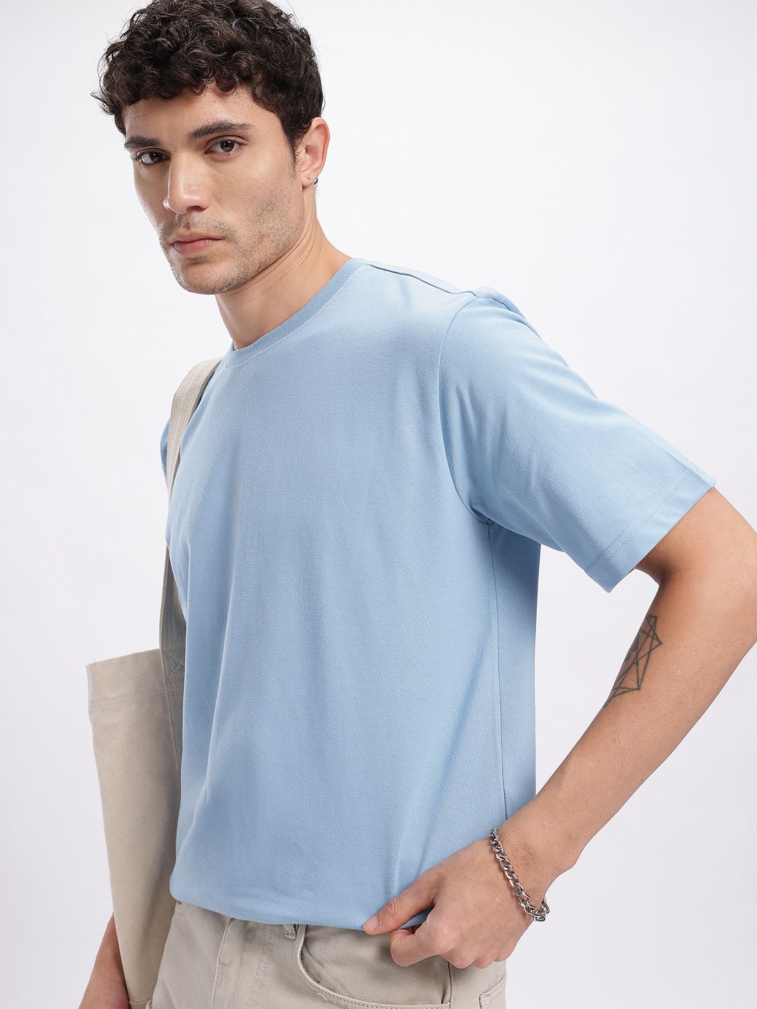 glitchez Round Neck Oversized Fit T-shirt