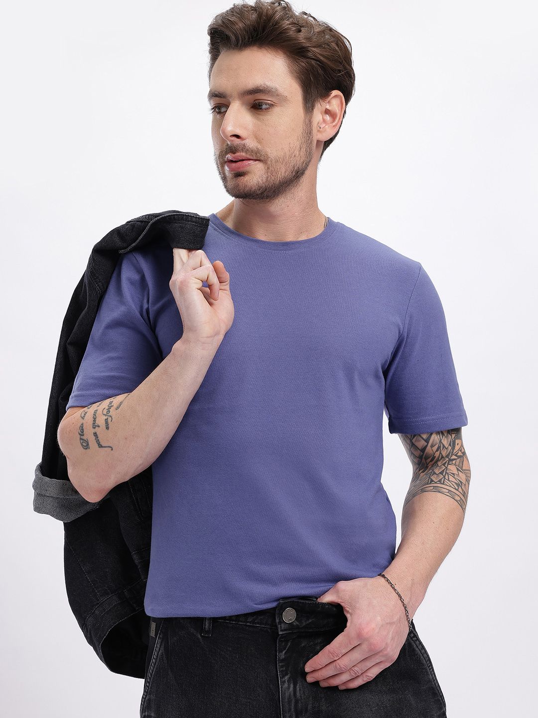 glitchez Round Neck Regular Fit T-shirt
