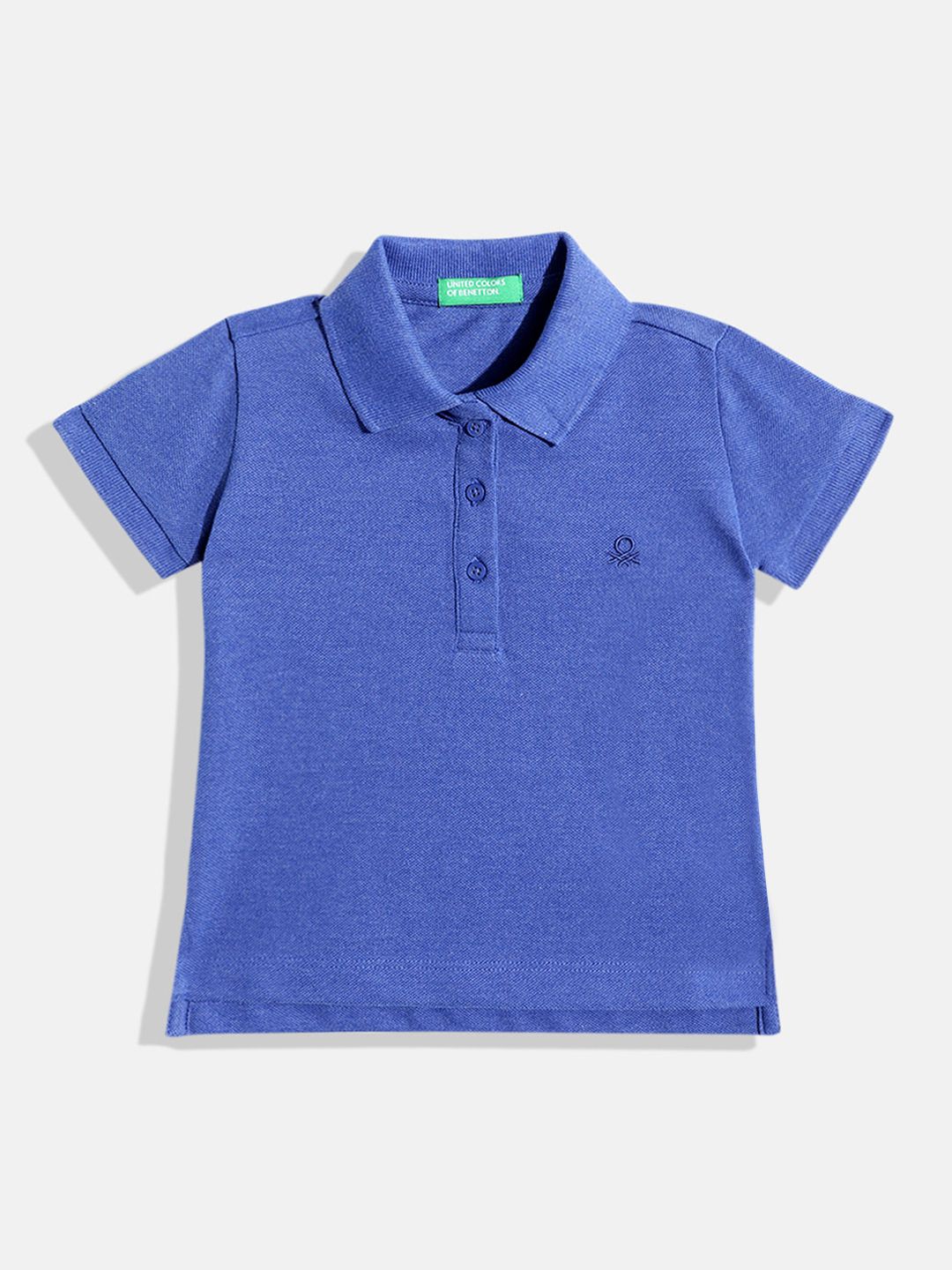 United Colors of Benetton Girls Solid Polo T-shirt