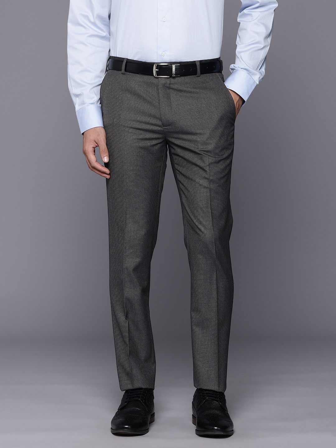 Raymond Men Slim Fit Formal Trousers