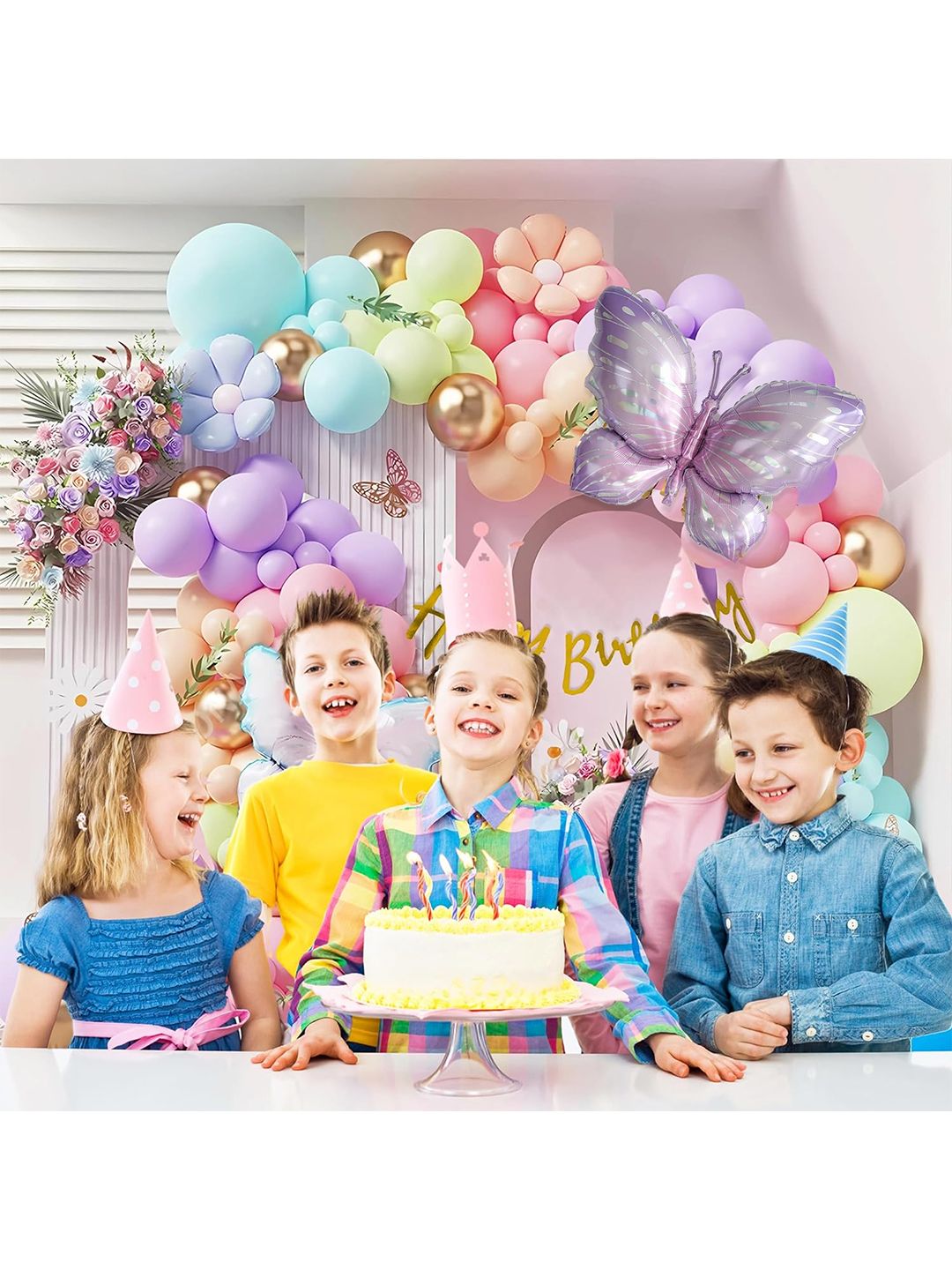 Special You 96 Pcs Pink & Purple Balloons Festive Decor