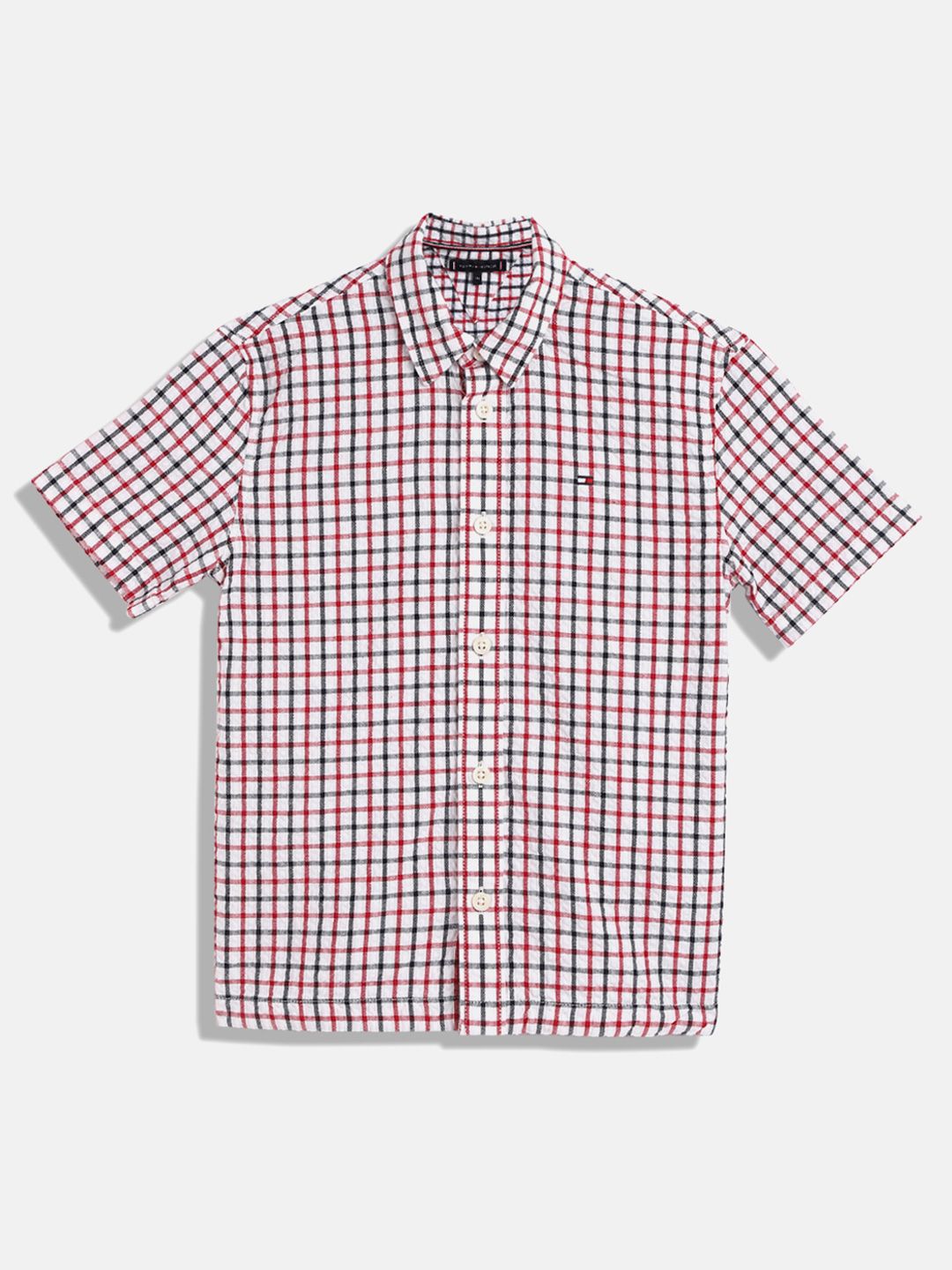Tommy Hilfiger Tommy Hilfiger Boys Micro Checks Checked Casual Shirt