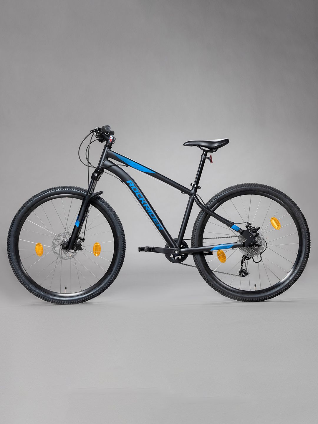 Decathlon Decathlon Rockrider - Unisex Black Rockrider ST120 Cycling Comfort Mountain Bike