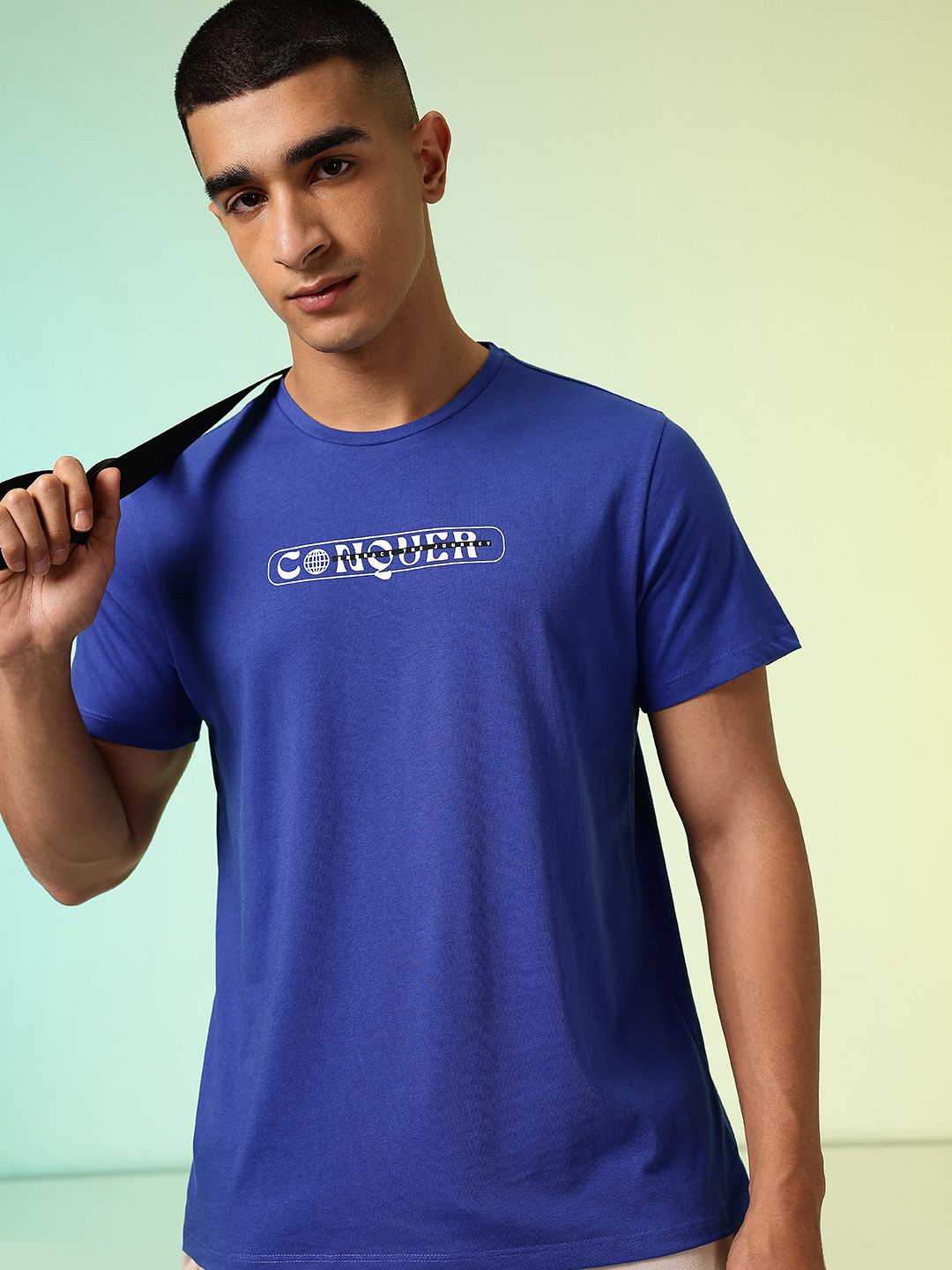HRX by Hrithik Roshan Men Typography Printed Rapid-Dry Training T-shirt
