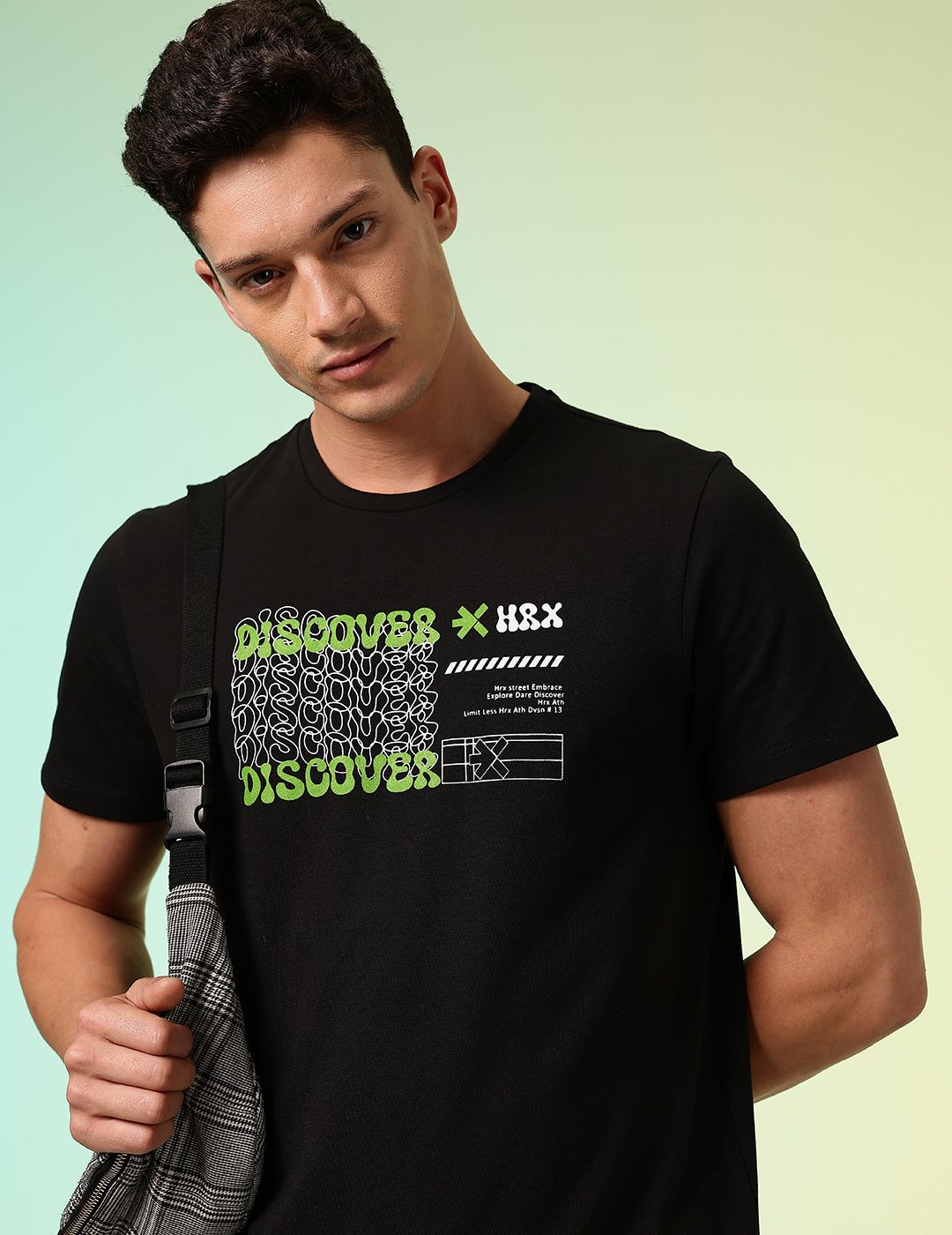 HRX by Hrithik Roshan Men Typography Printed Rapid-Dry Training T-shirt