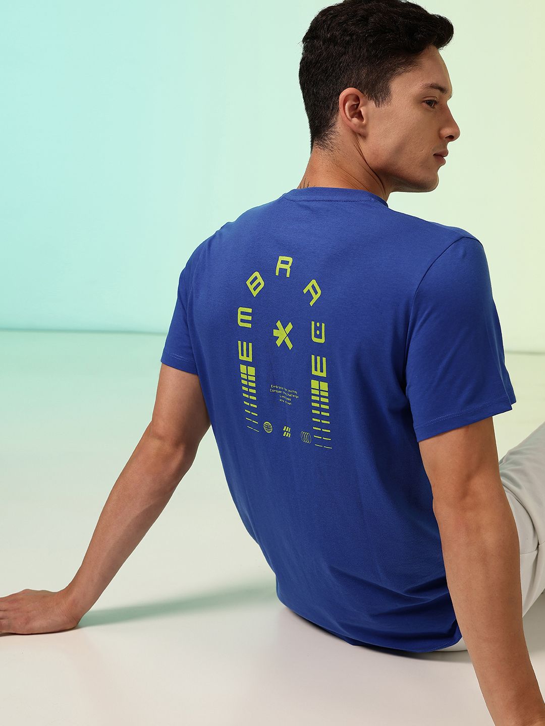 HRX by Hrithik Roshan Men Typography Printed Rapid-Dry Training T-shirt