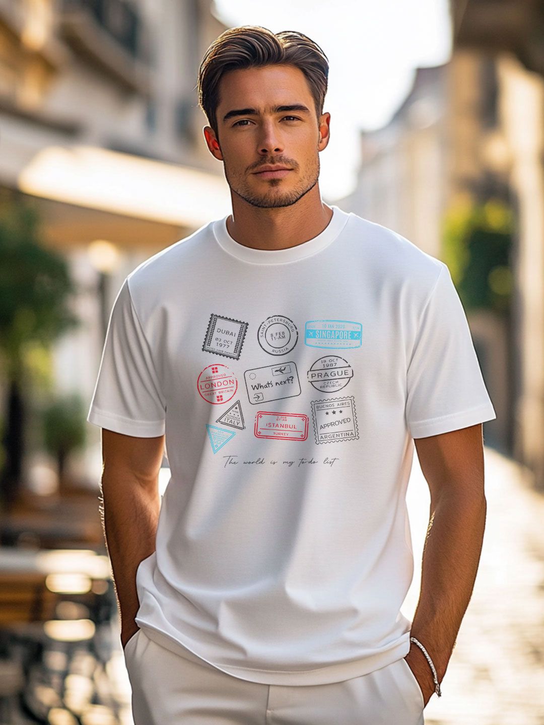 NOBERO Men Printed T-shirt