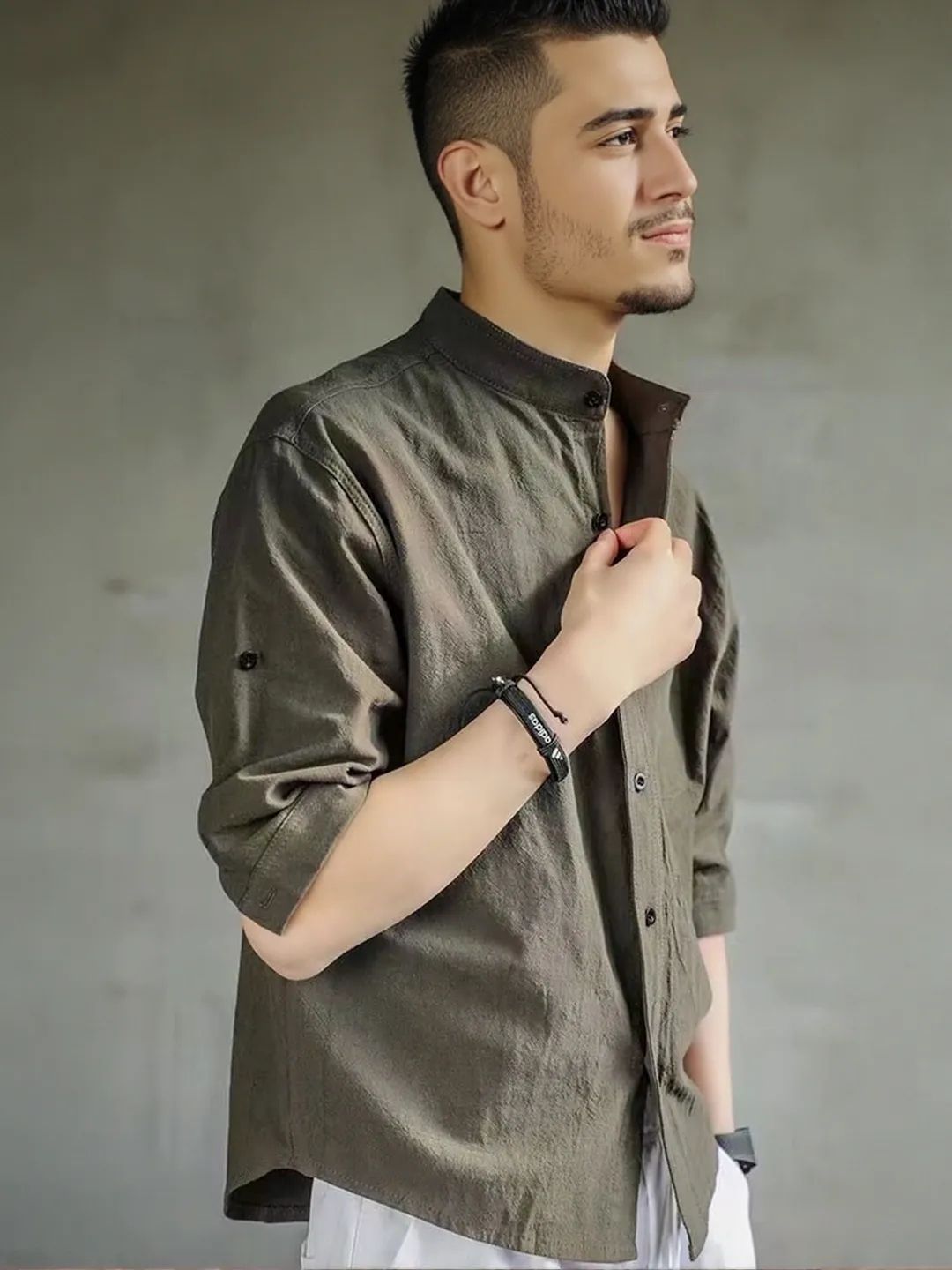 HERE&NOW Men Opaque Casual Regular Fit Shirt