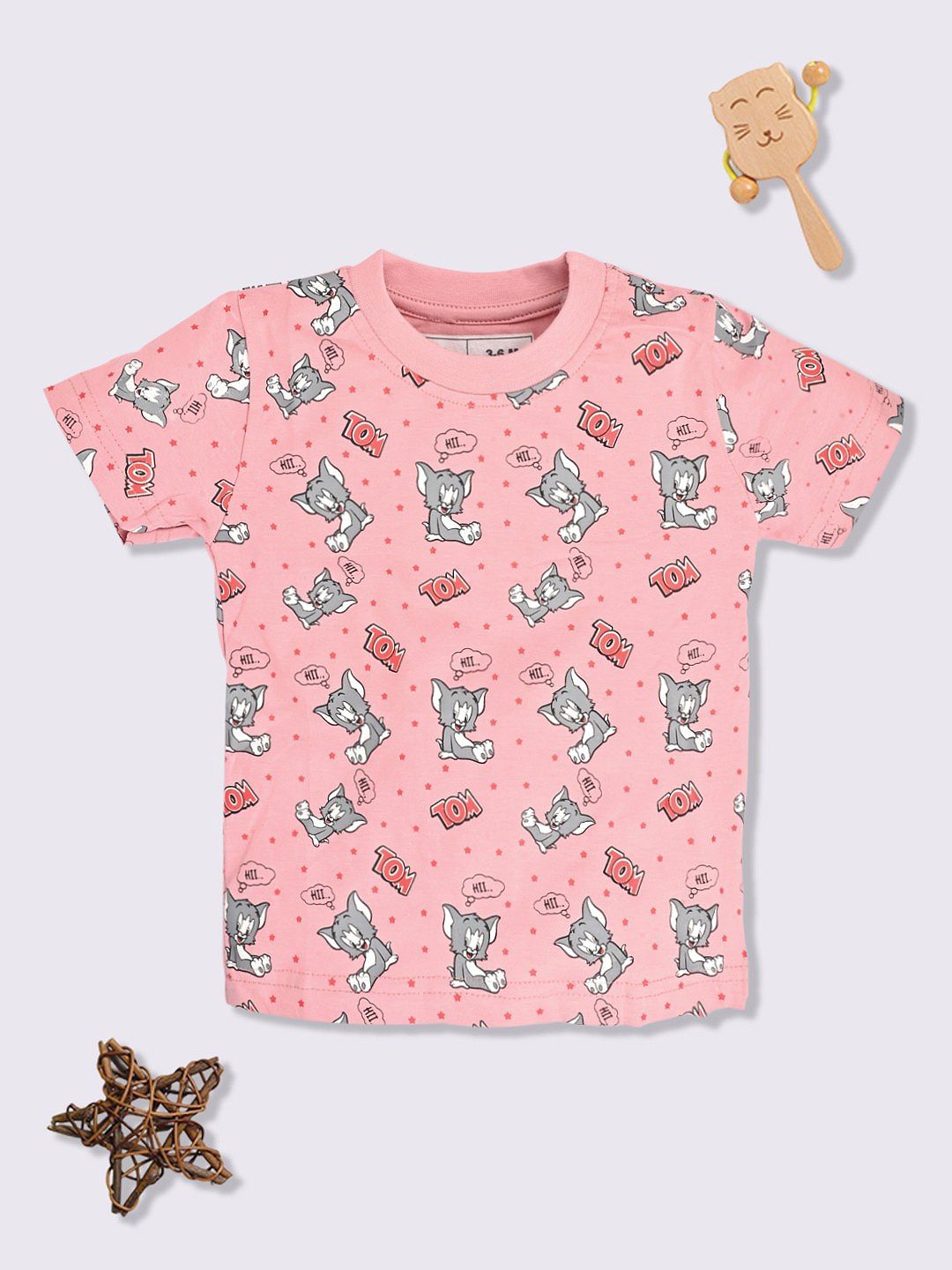 YK X Minute Mirth Boys Printed Pure Cotton T-shirt