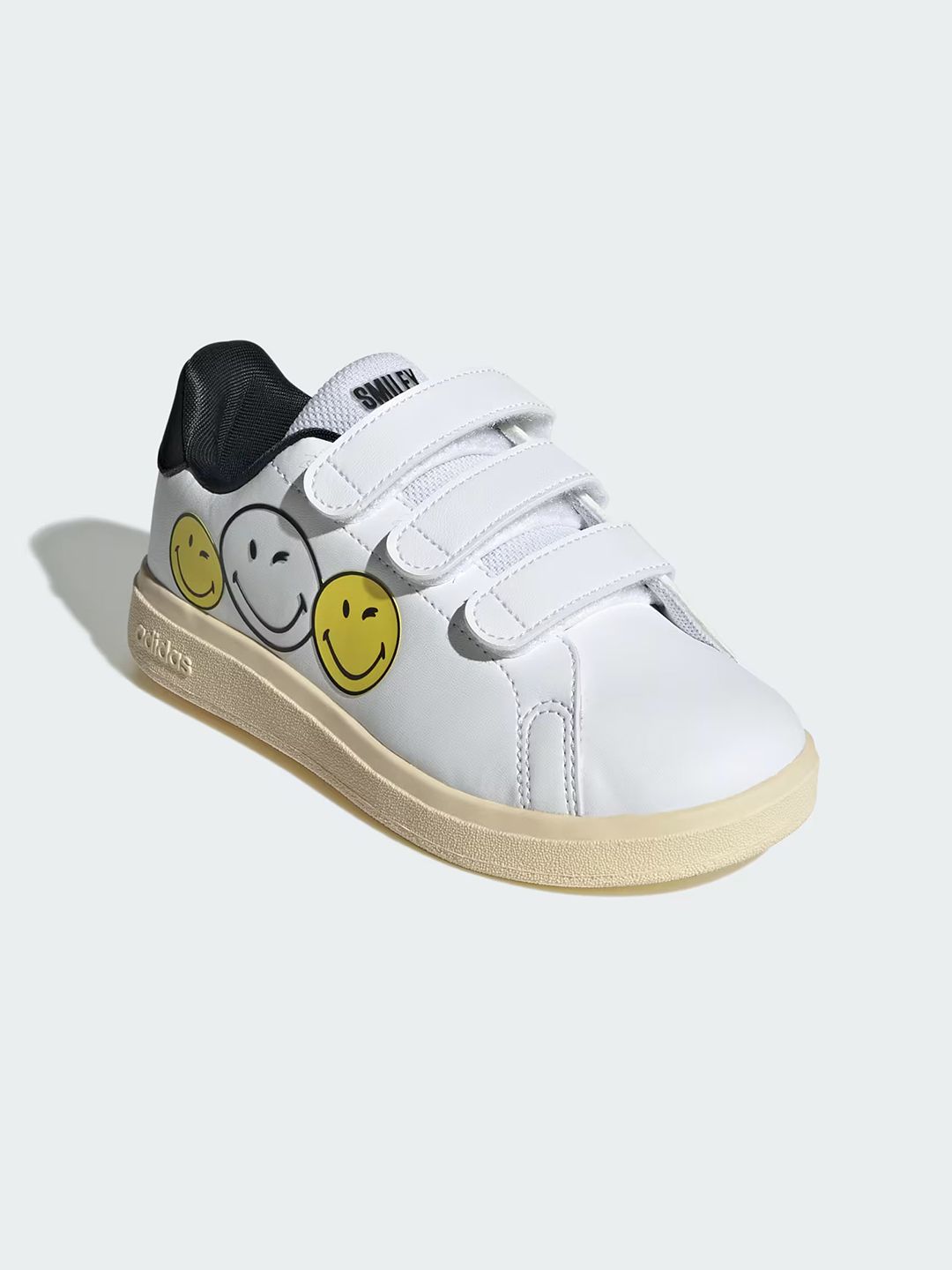 ADIDAS Unisex Kids Advantage Smiley Cf Tennis Shoes
