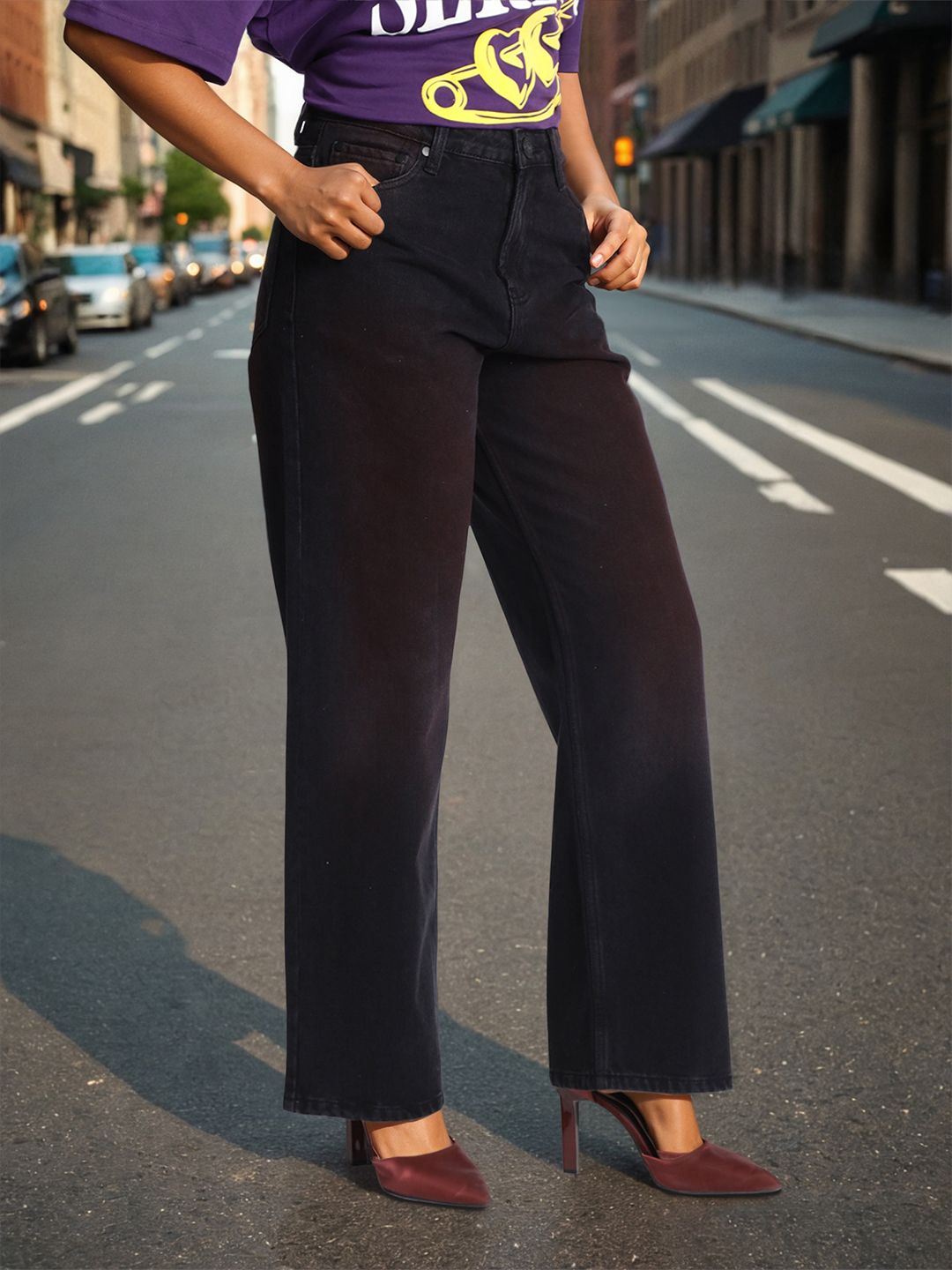 Bene Kleed Women Relaxed Fit High-Rise Jeans