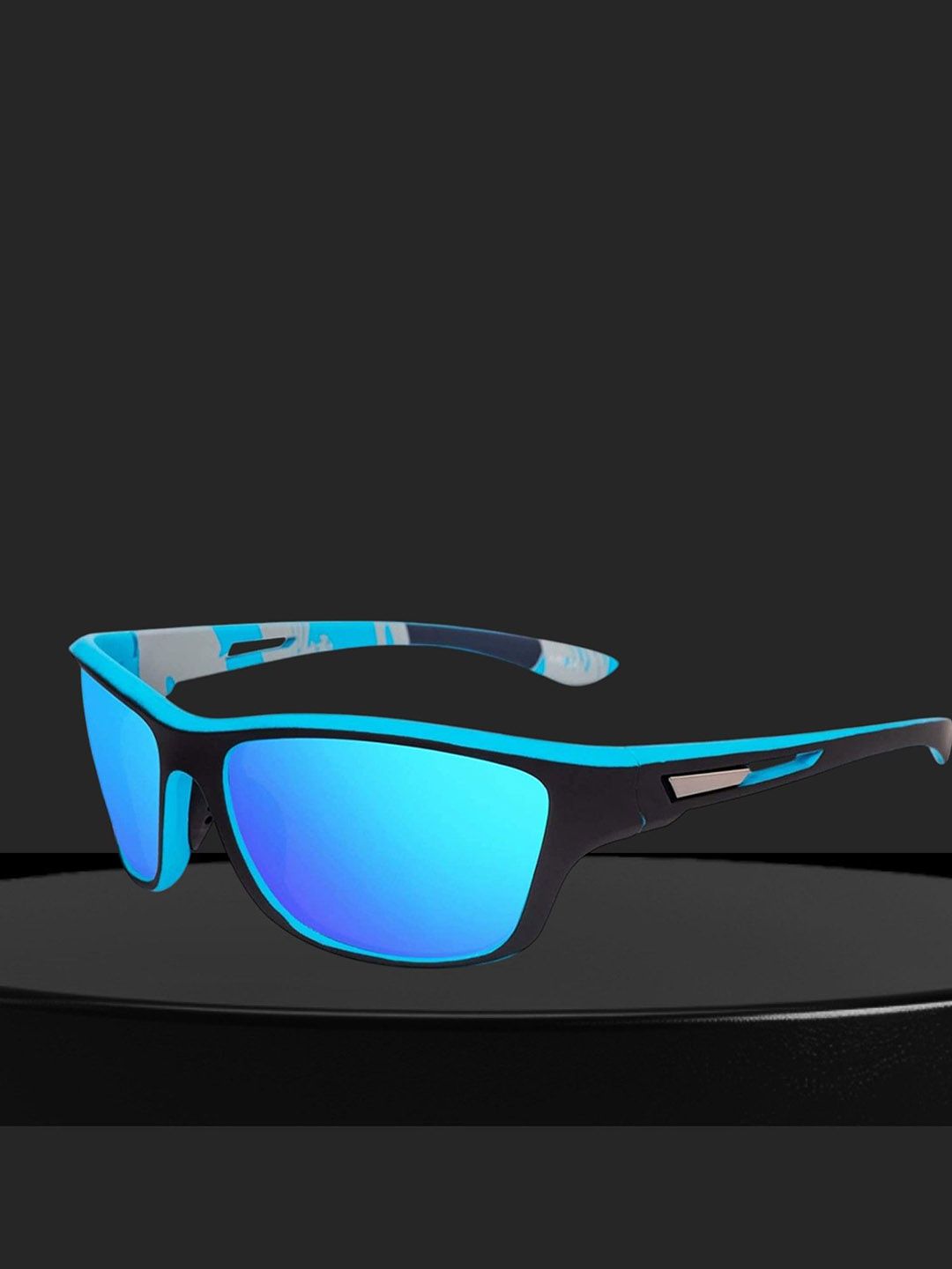Mast & Harbour Unisex Wayfarer Sunglasses with Polarised and UV Protected Lens 336