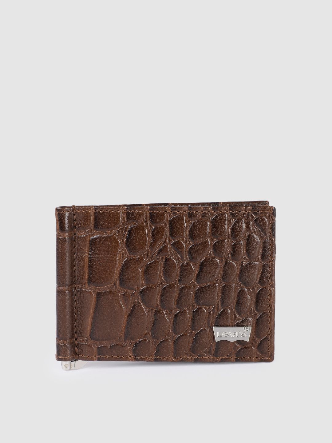 Buy Levis Men's Brown Textured Card Holder - Wallets for Men