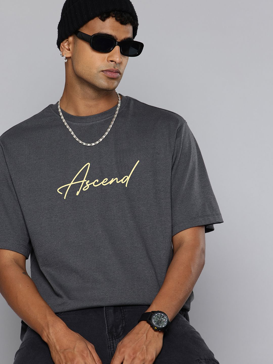 R.Code by The Roadster Life Co. Men Raw Edge T-shirt