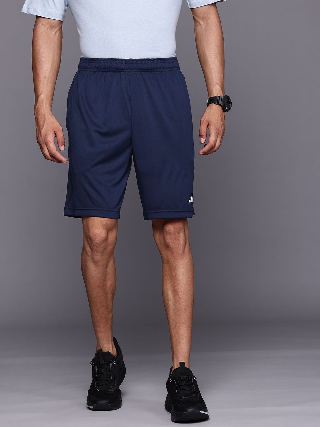 Men Brand Logo Detail Water Absorbent Aeroready Sports Shorts Offers & Cashback