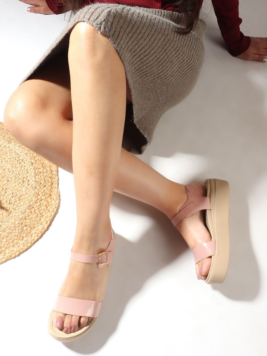 Carlton London sports Women Open Toe Flats