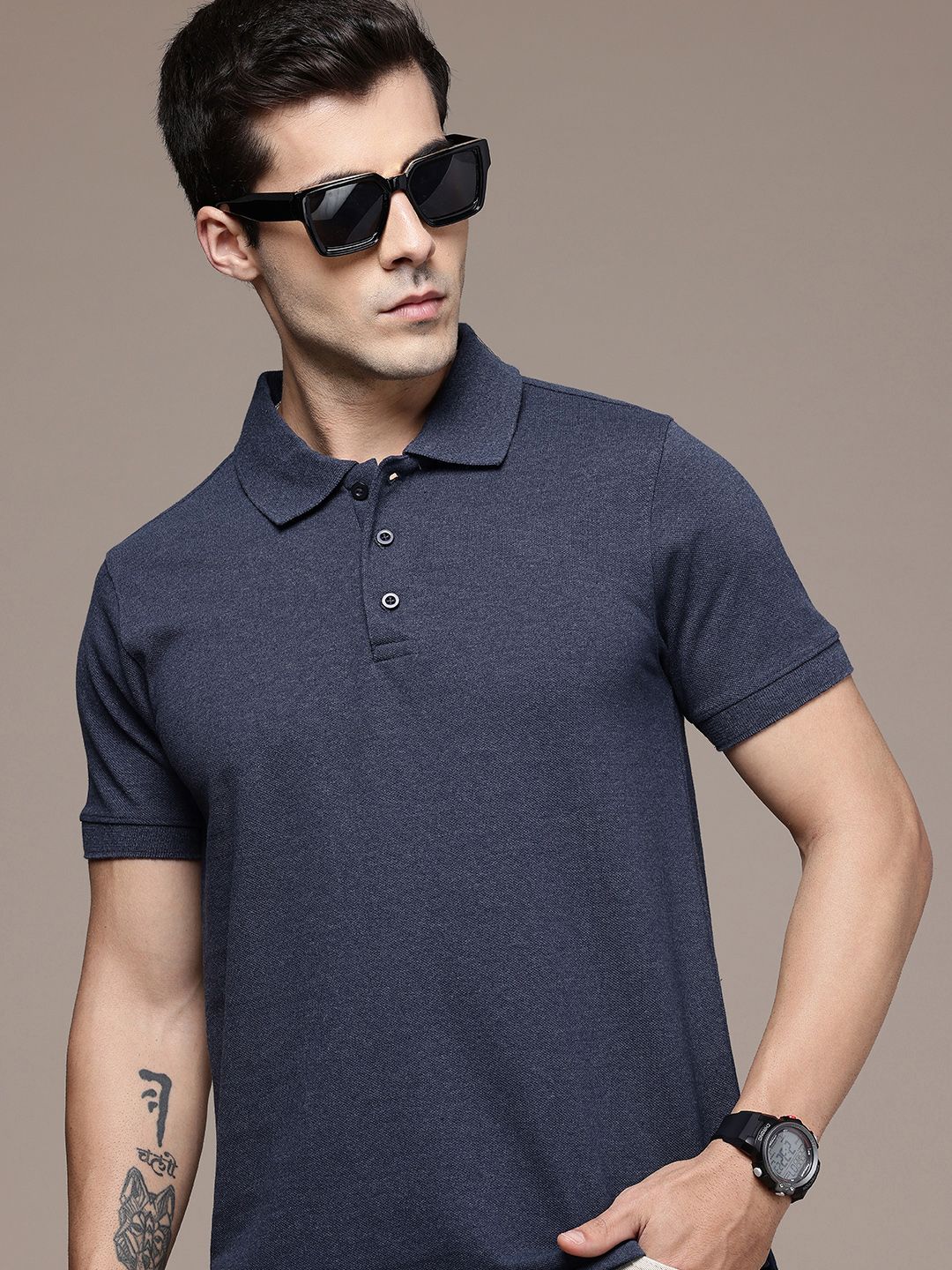 Moda Rapido Regular Fit Polo Collar T-shirt