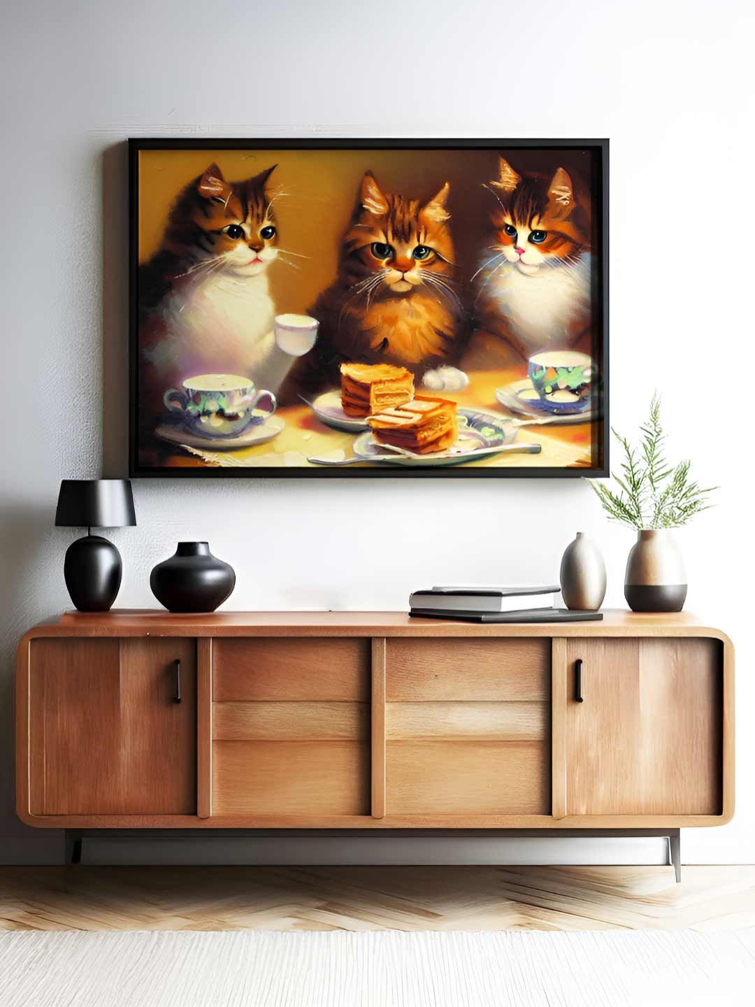 Sassyco Canvas Wall Rectangle Paintings Wall Art - 13 x 9 In
