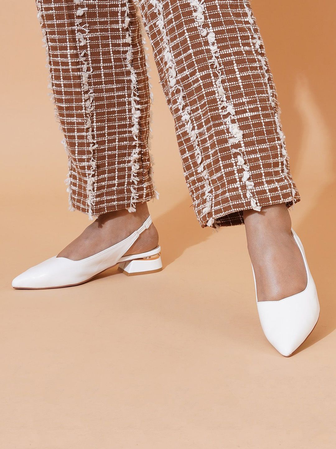 Sherrif Shoes Sherrif Shoes PU Block Pumps