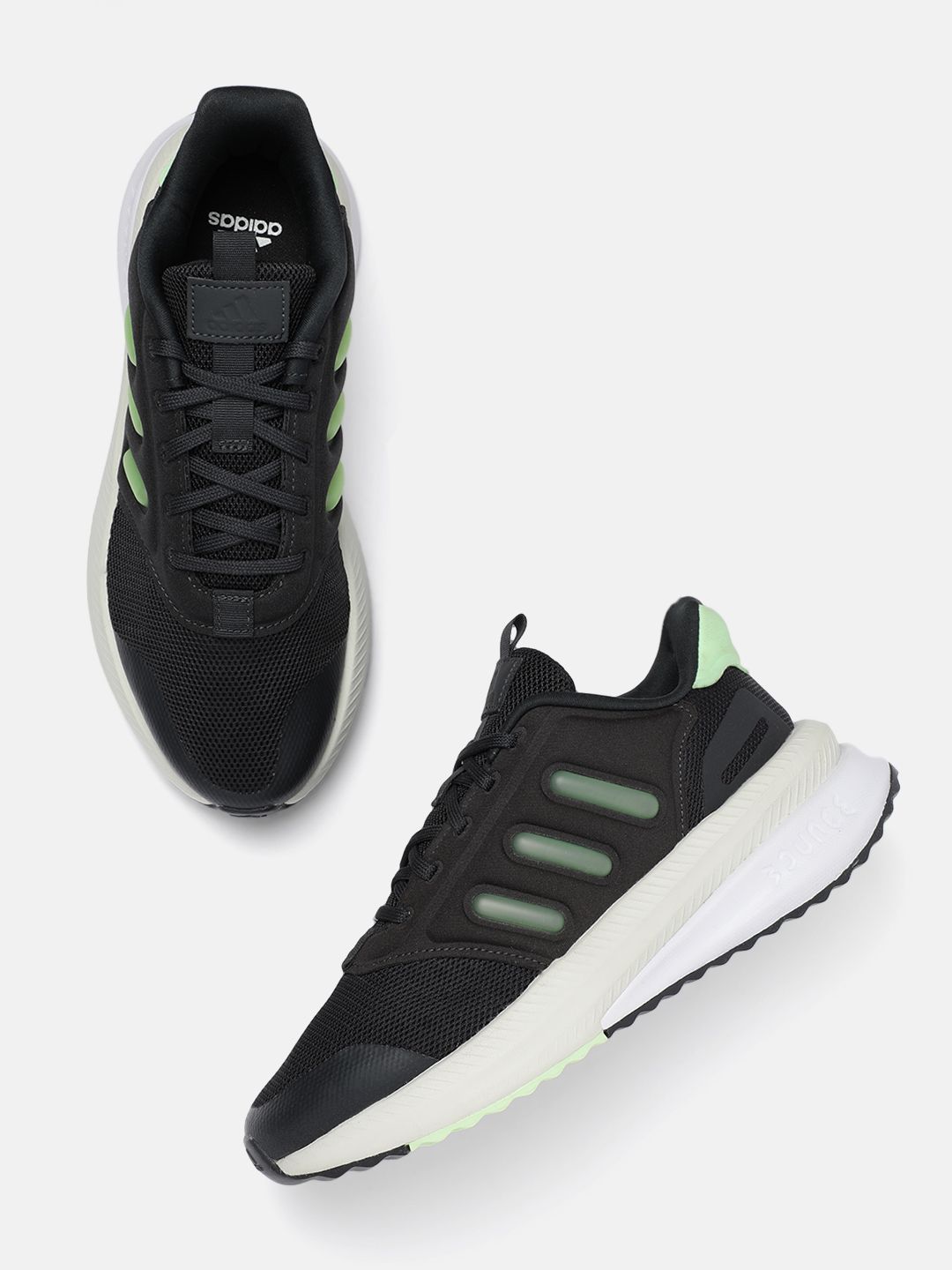 adidas gazelle silver green womens adidas Men's Ubounce DNA Running Shoes in Grey/Silver Metallic/Grey main image 0
