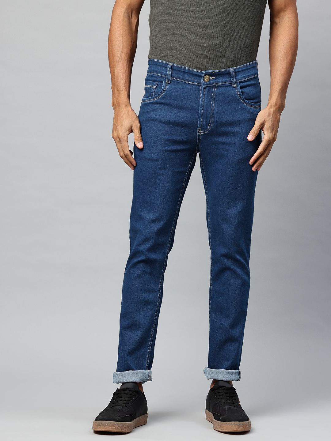 ADBUCKS Men Stretchable Regular Fit Jeans