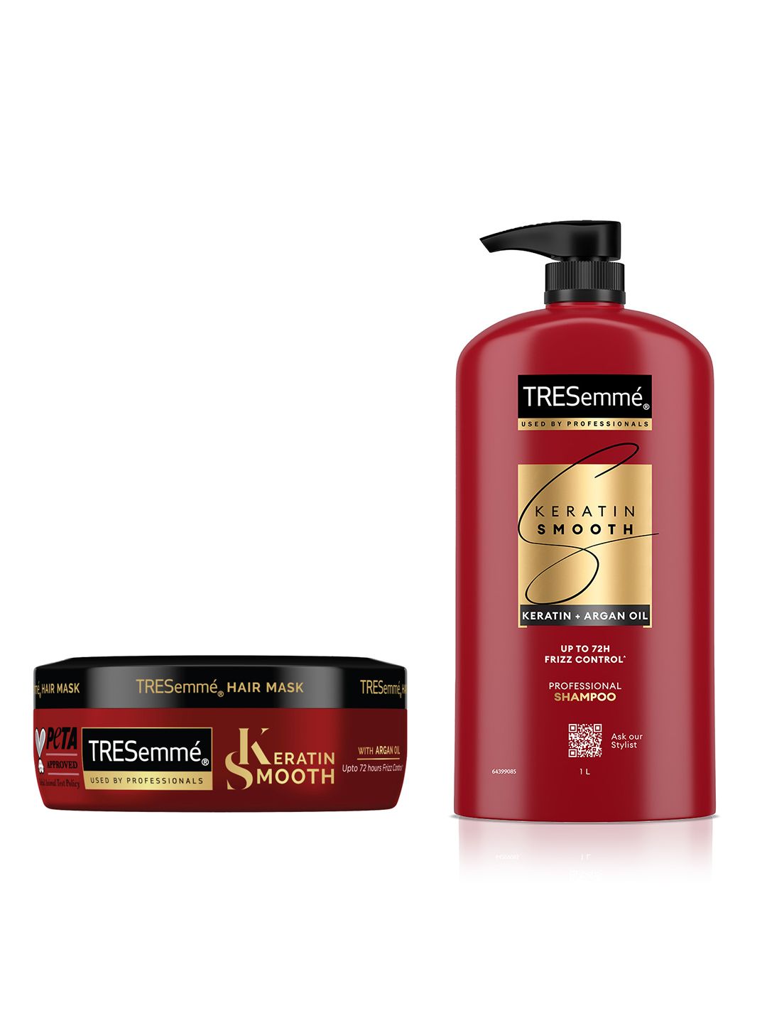 TRESemme TRESemme Set of Keratin Smooth Hair Mask 100ml & Shampoo 1L
