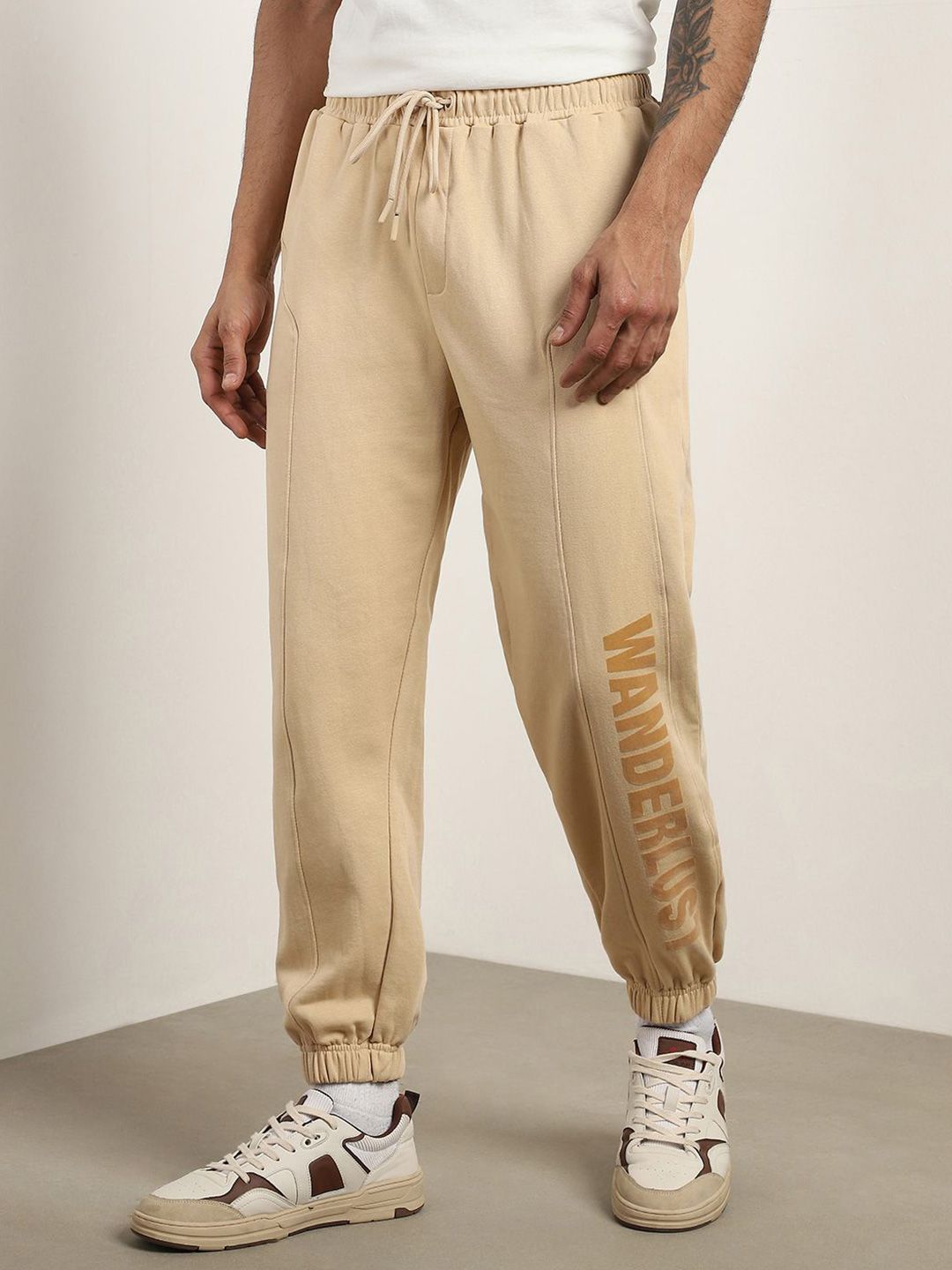 Buy NOBERO Men Oversized Wanderlust Joggers - Track Pants for Men