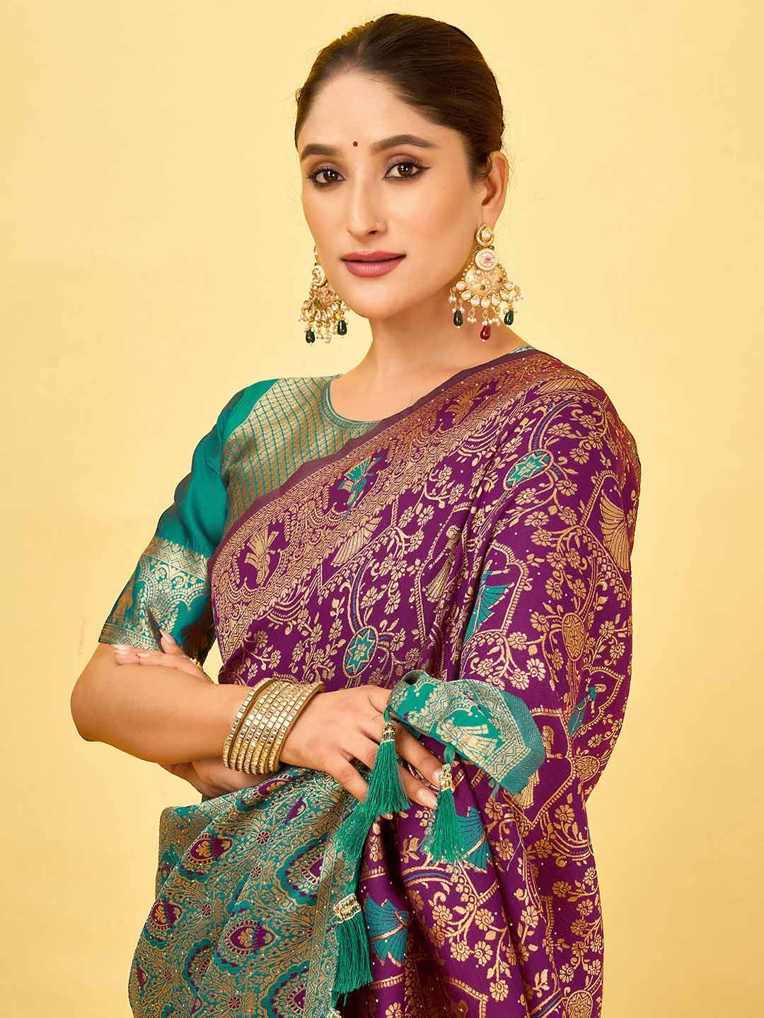 Mitera Woven Design Zari Patola Saree