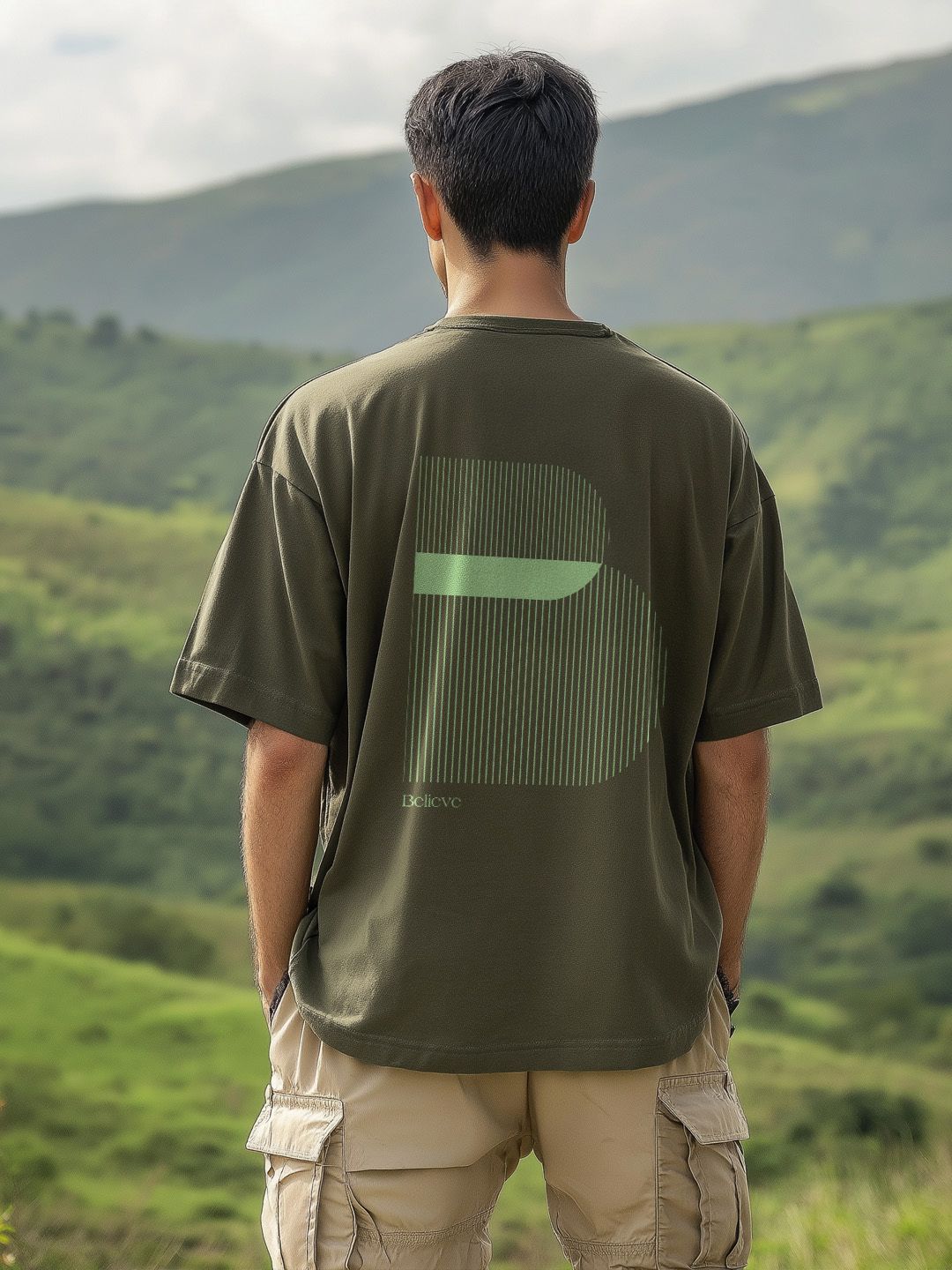 NOBERO Oversized Graphic Printed T-shirt