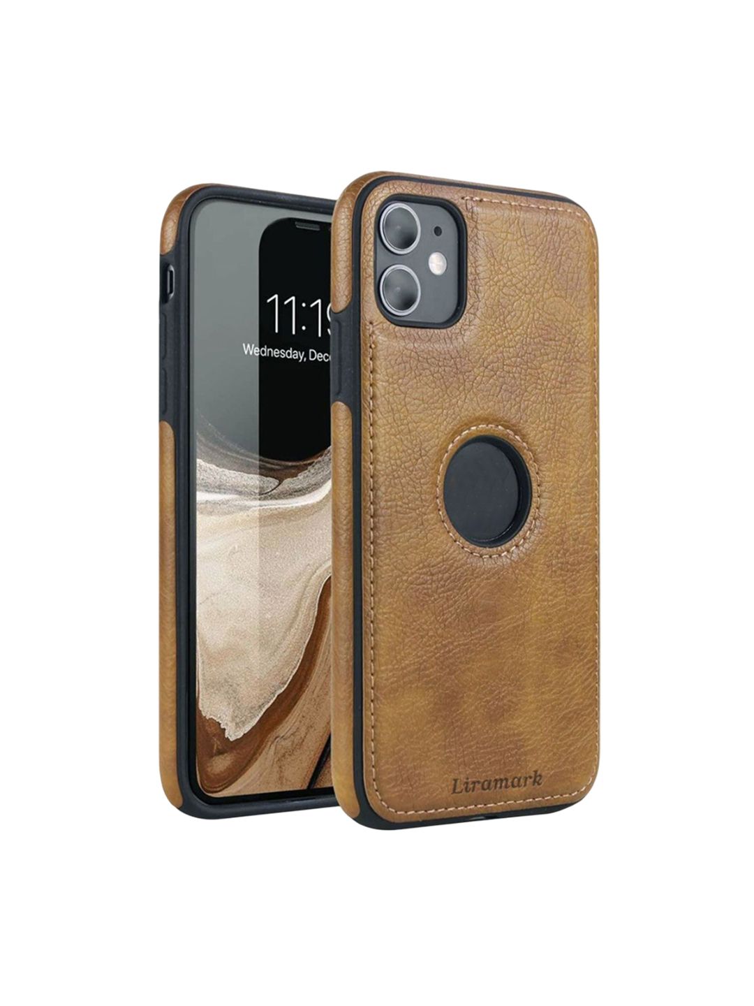 LIRAMARK Solid Printed iPhone 11 Back Case Mobile Accessories