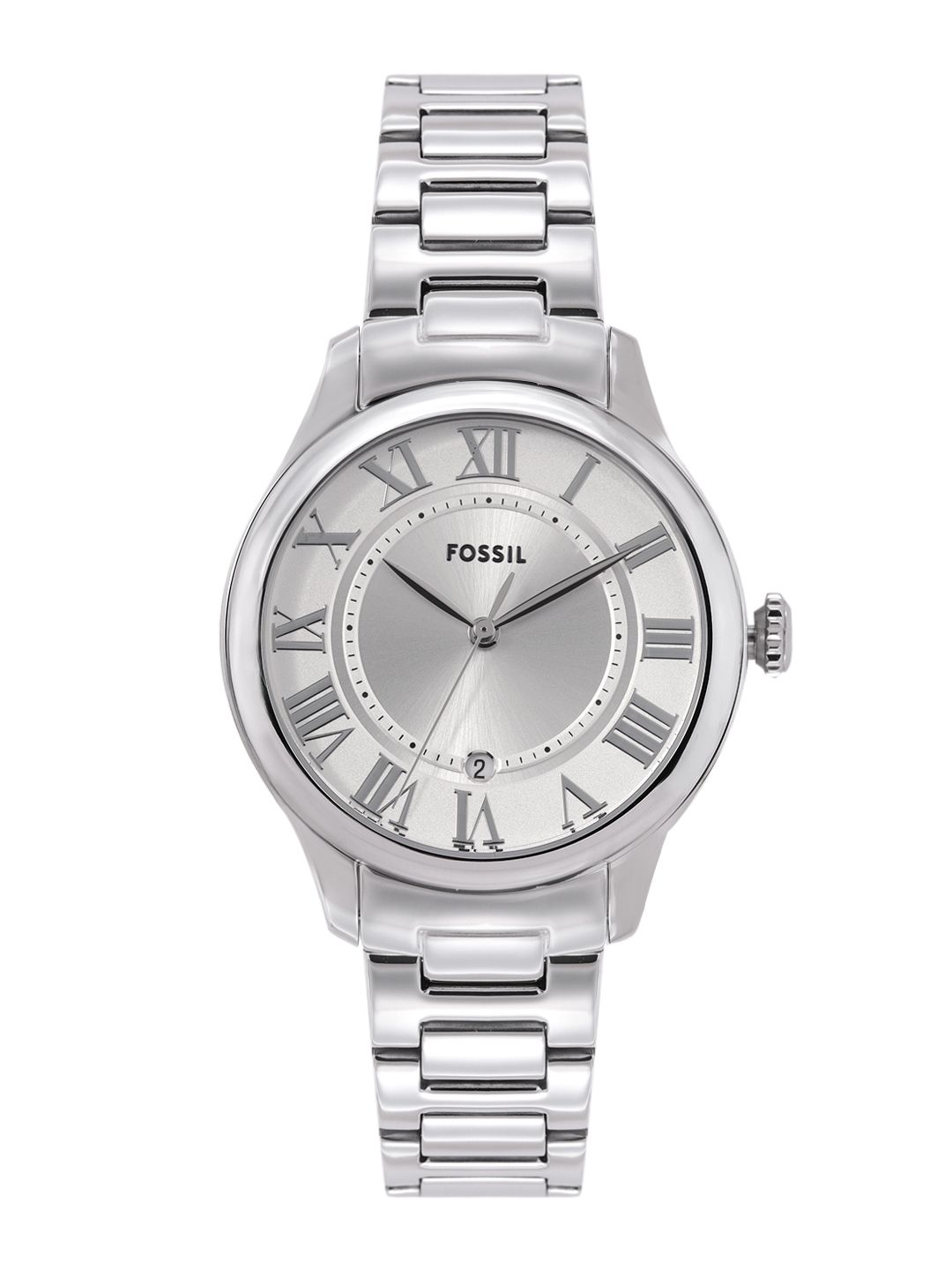 Fossil ES4317 Montre à quartz analogique pour femme avec bracelet en acier inoxydable, Paillettes argentées, One Size, Scarlette : Fossil Fossil ES4317 Montre à quartz analogique pour femme avec bracelet en acier inoxydable, Paillettes argentées, One Size, Scarlette : Fossil