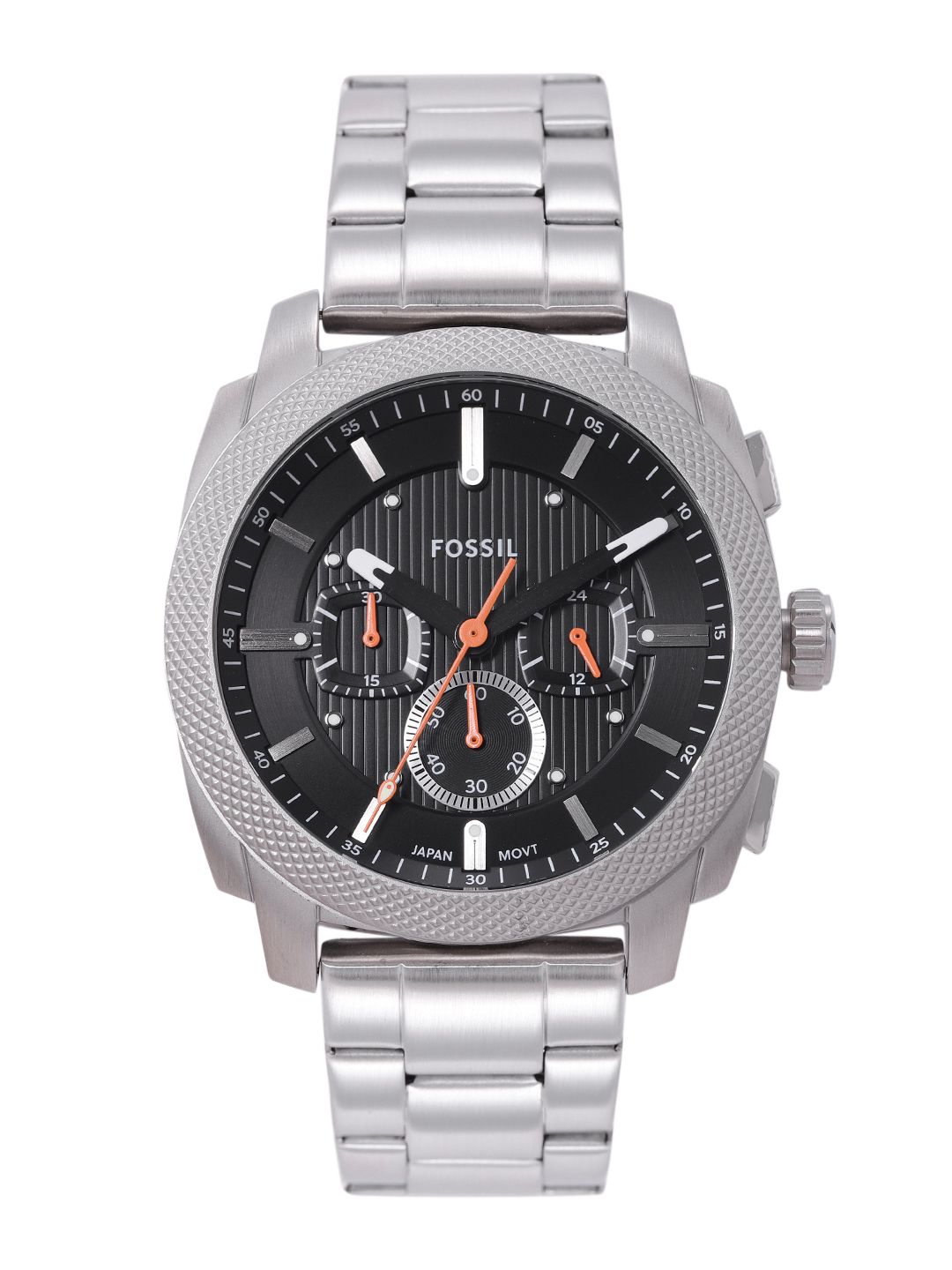 Fossil Fossil Men Machine Patterned Dial Chronograph Analogue Watch FS6095I
