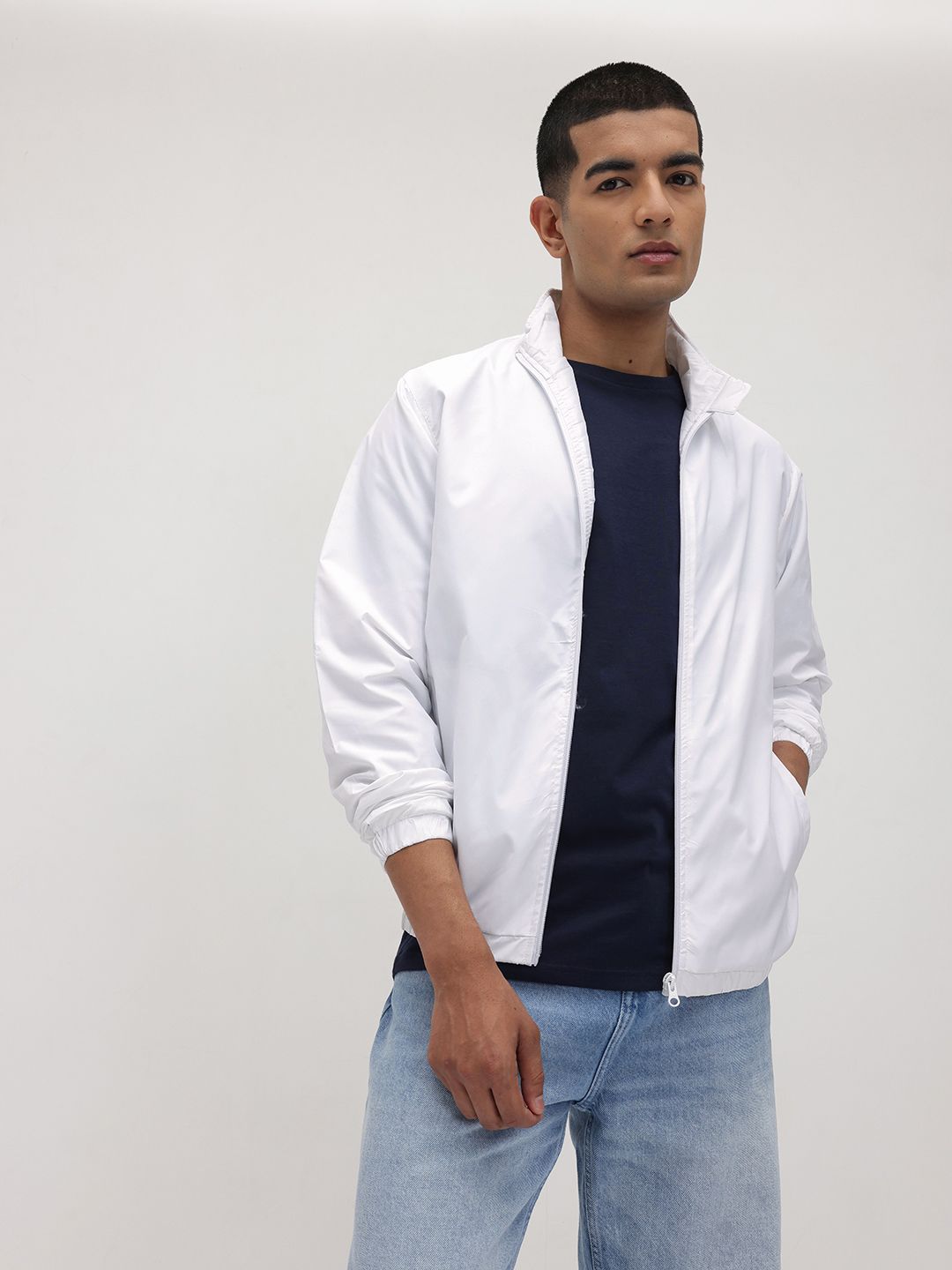 The Roadster Life Co. Mock Collar Tailored Jacket