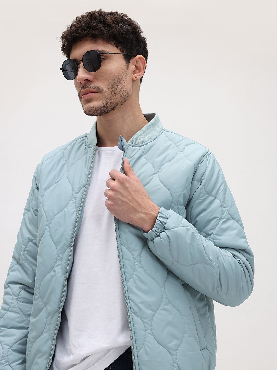 The Roadster Life Co. Stand Collar Quilted Jacket