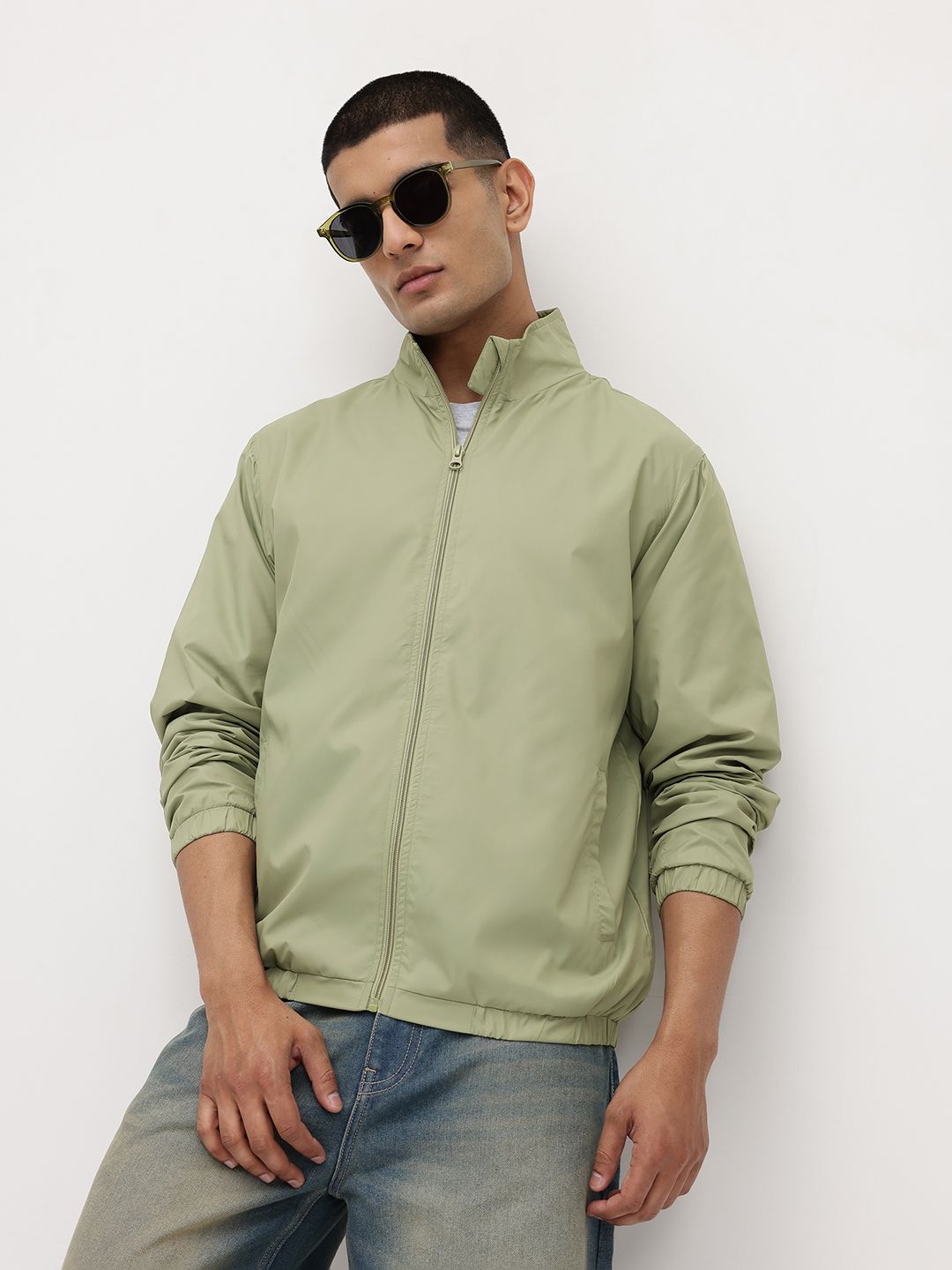 The Roadster Life Co. Mock Collar Tailored Jacket