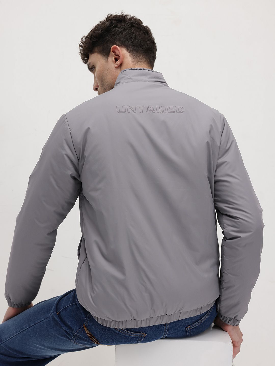 The Roadster Life Co. Mock Collar Padded Jacket