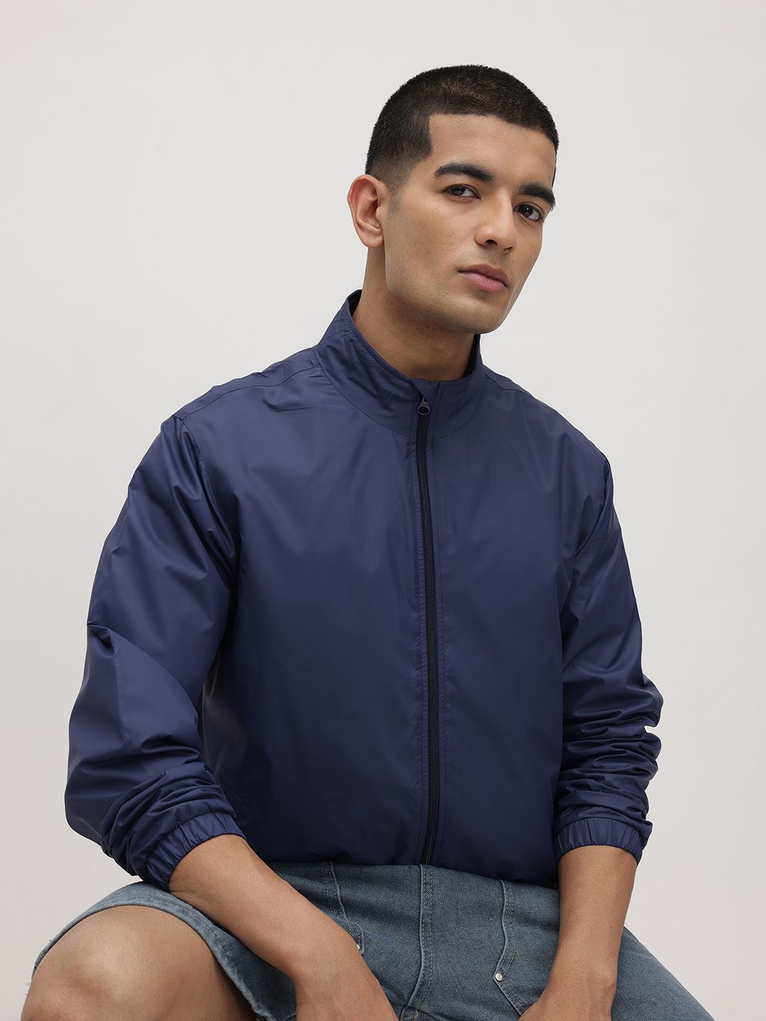 The Roadster Life Co. Mock Collar Tailored Jacket