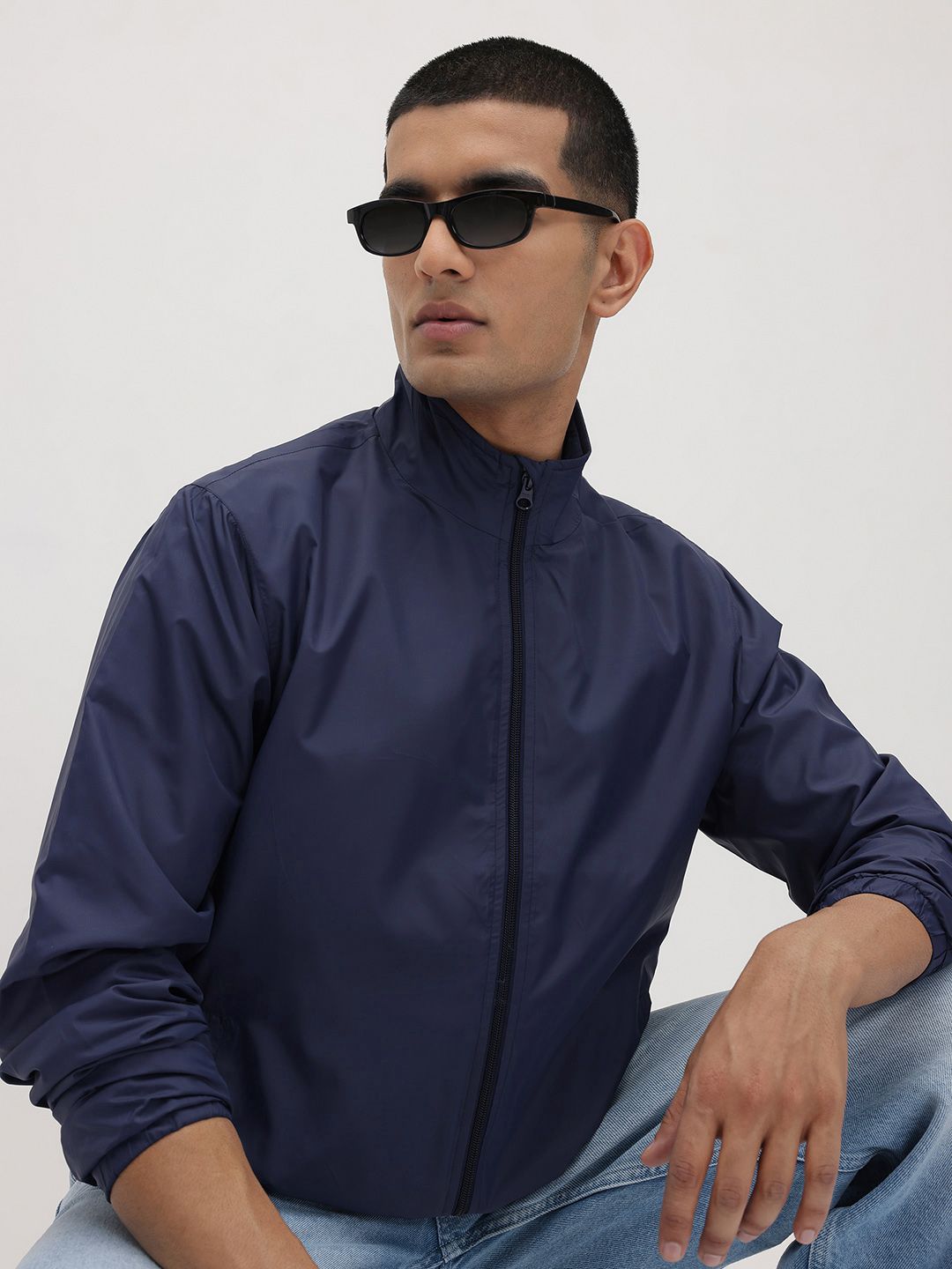 The Roadster Life Co. Mock Collar Tailored Jacket