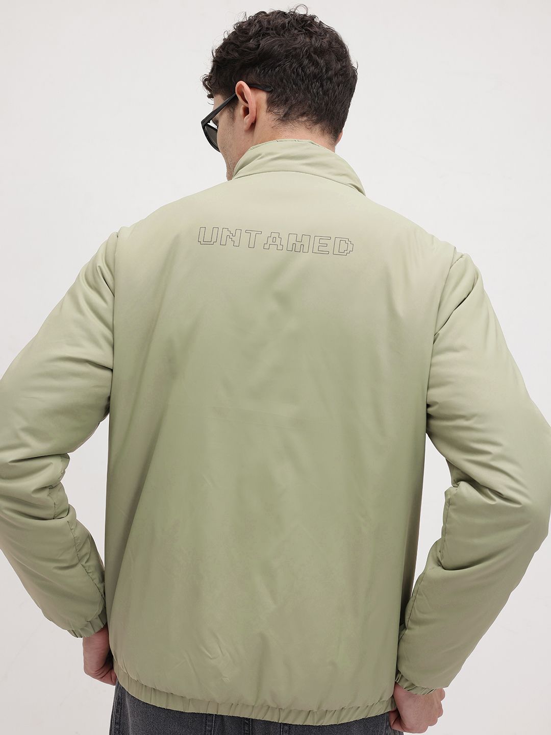 The Roadster Life Co. Mock Collar Padded Jacket