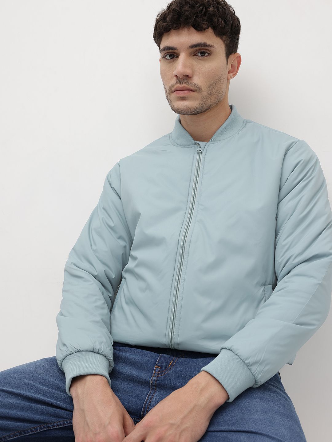The Roadster Life Co. Stand Collar Regular Fit Jacket