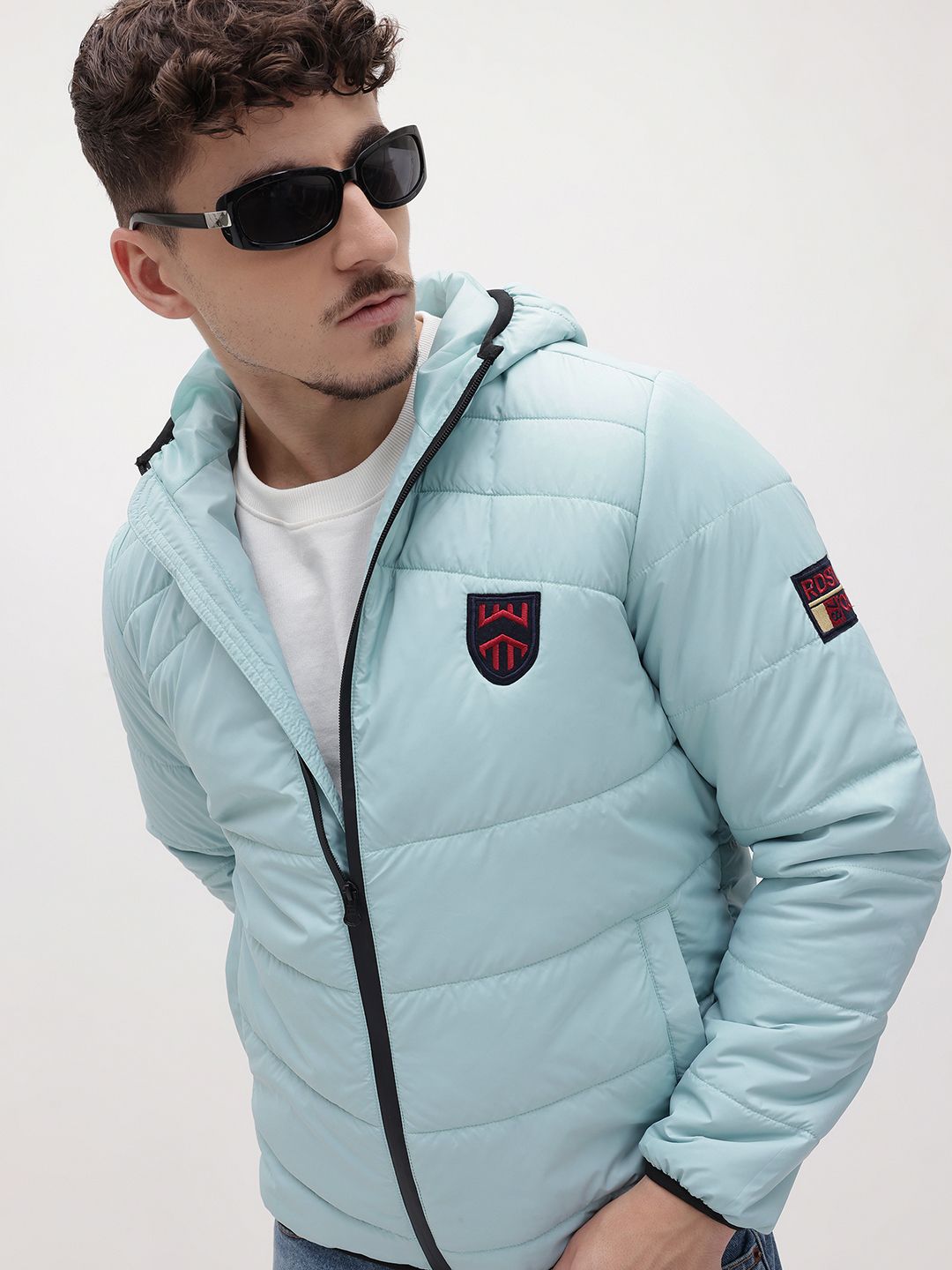 The Roadster Life Co. Men Hooded Padded Jacket