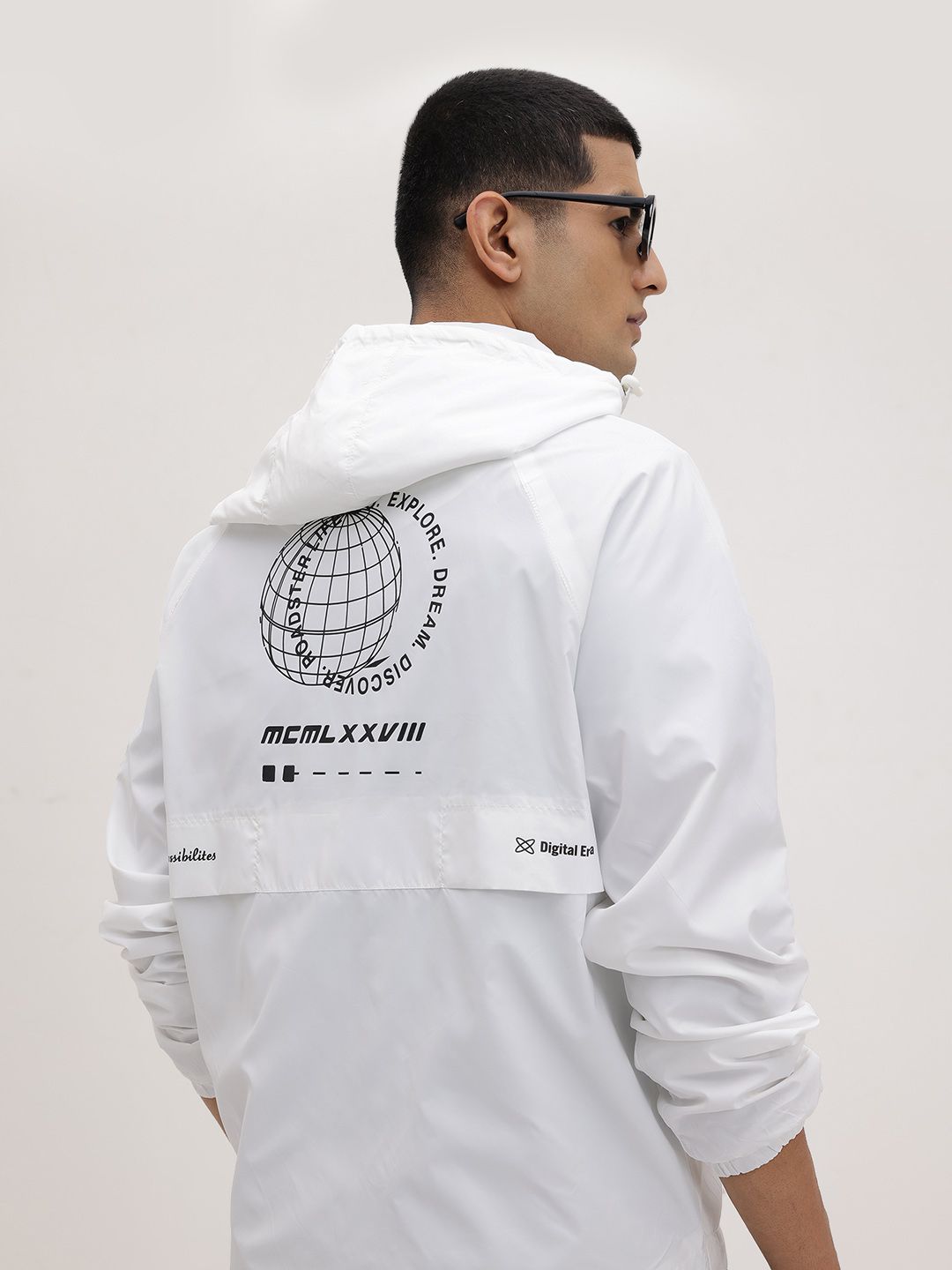 Roadster The Roadster Life Co. Typography Hooded Bomber Jacket