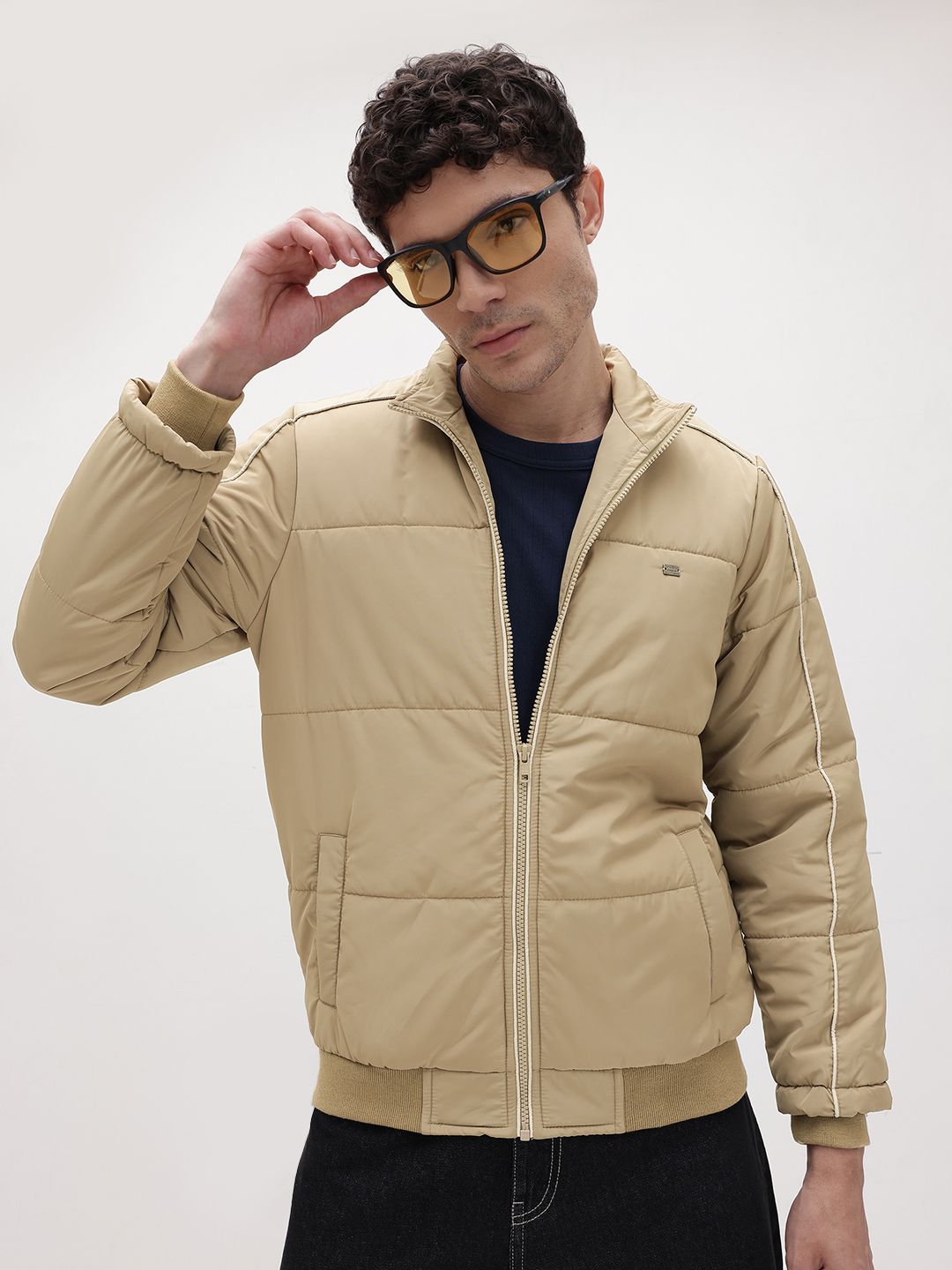 The Roadster Life Co. Mock Collar Padded Jacket