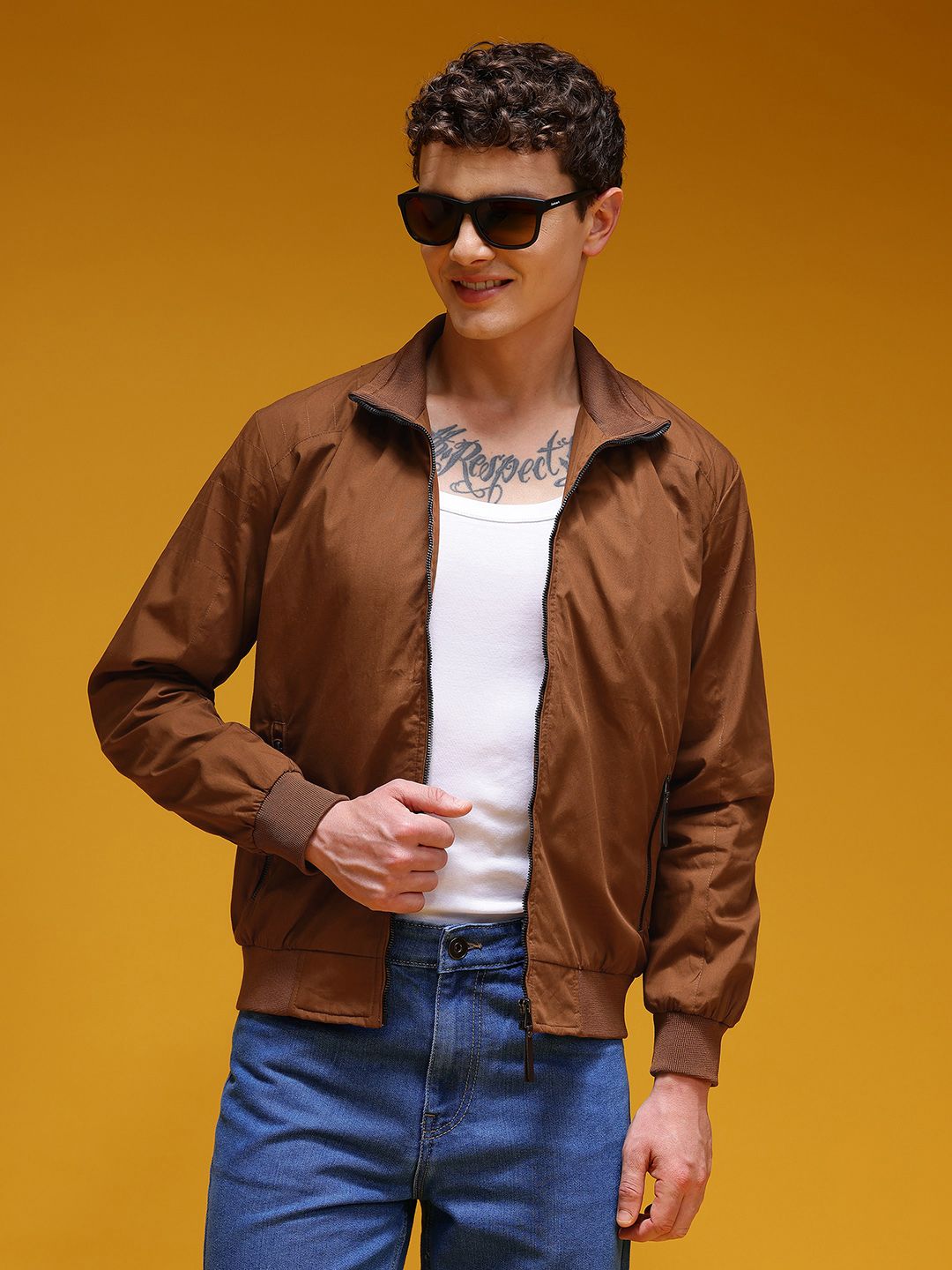 HERE&NOW Cotton Bomber Jacket