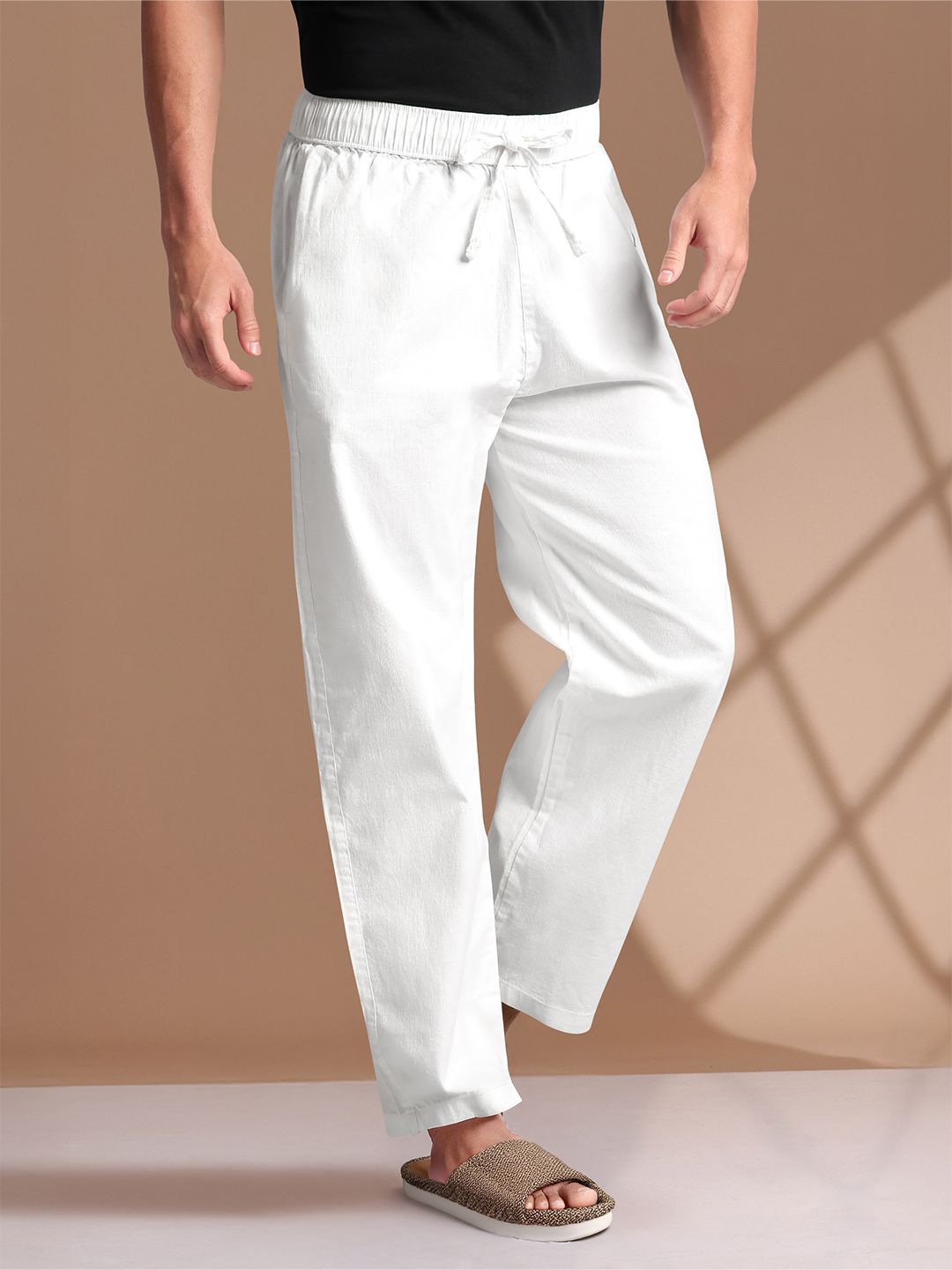 Beyoung Beyoung Men Mid-Rise Loose Fit Pyjama