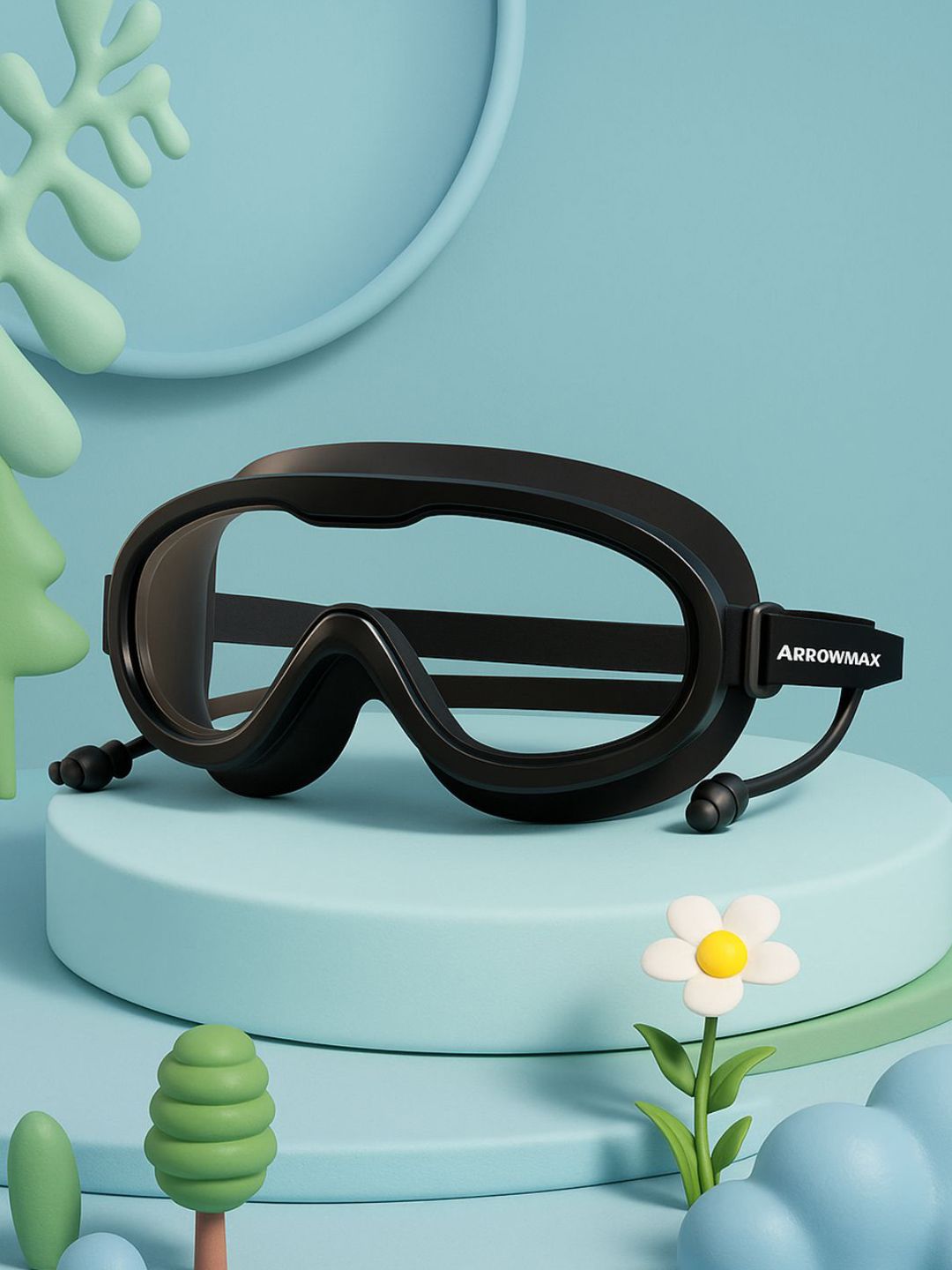 ARROWMAX Wide Frame Swimming Goggles